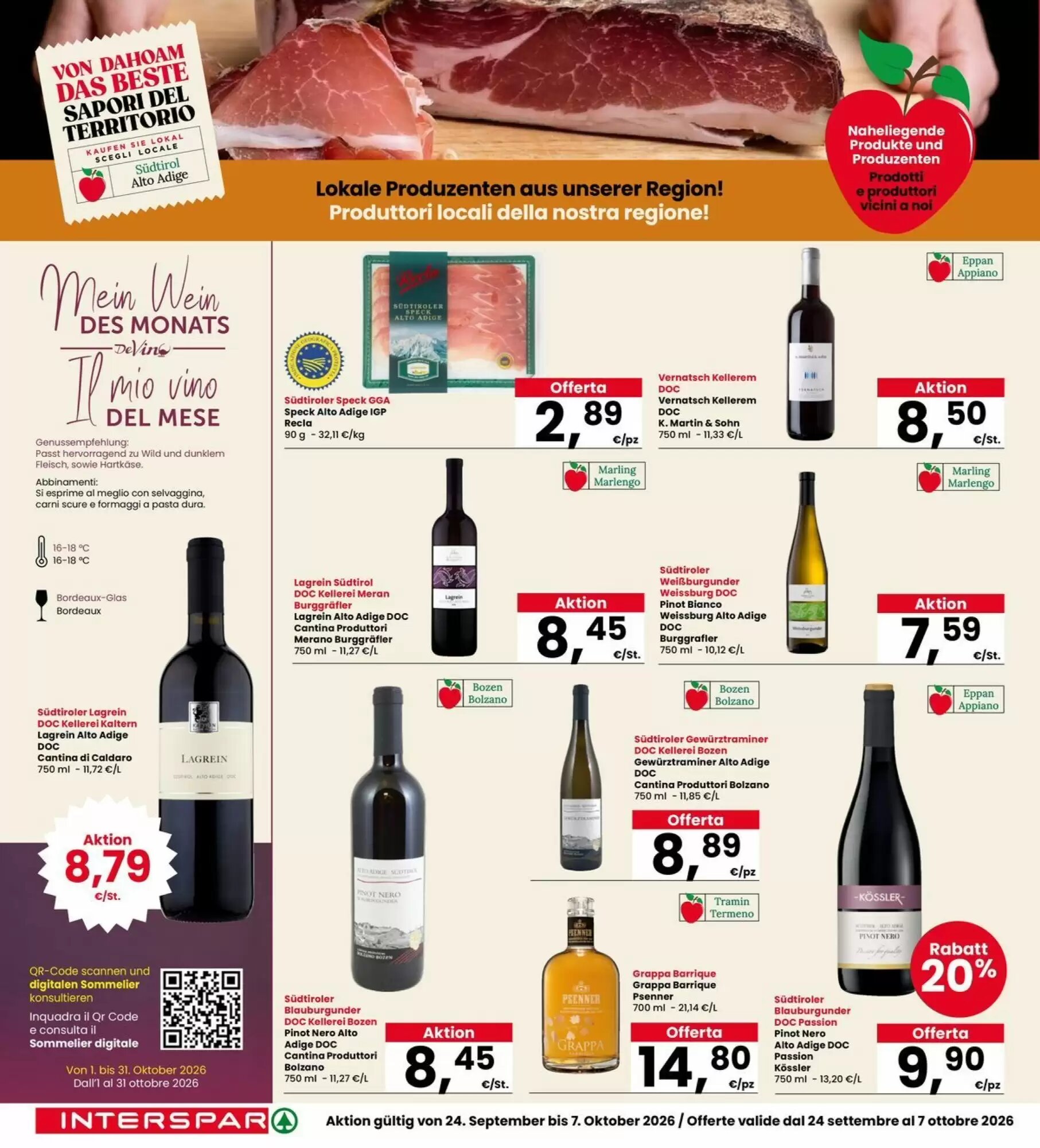 Volantino promozionale Interspar  valide dal 24/09/2026 - Pagina 18.