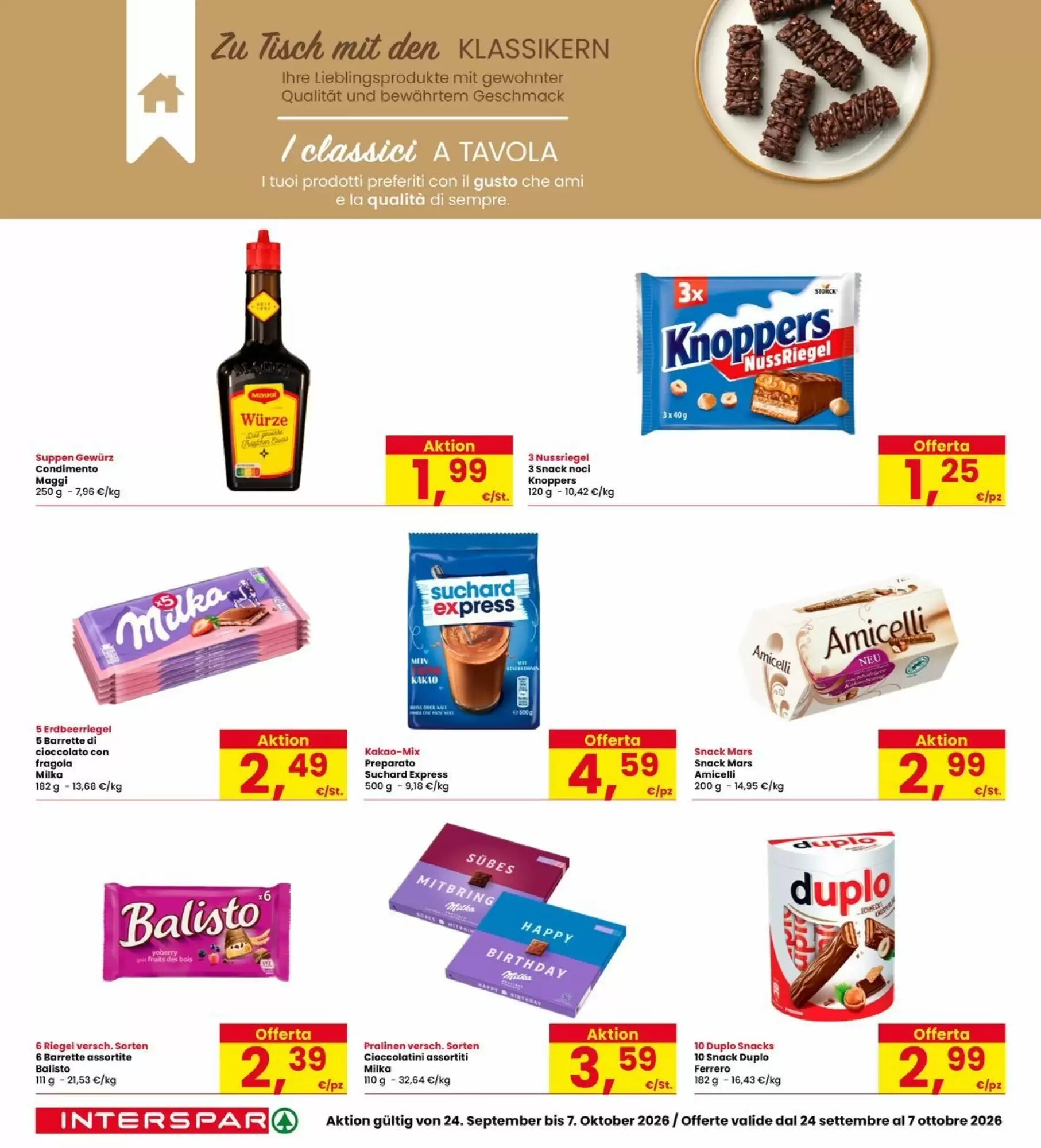 Volantino promozionale Interspar  valide dal 24/09/2026 - Pagina 20.