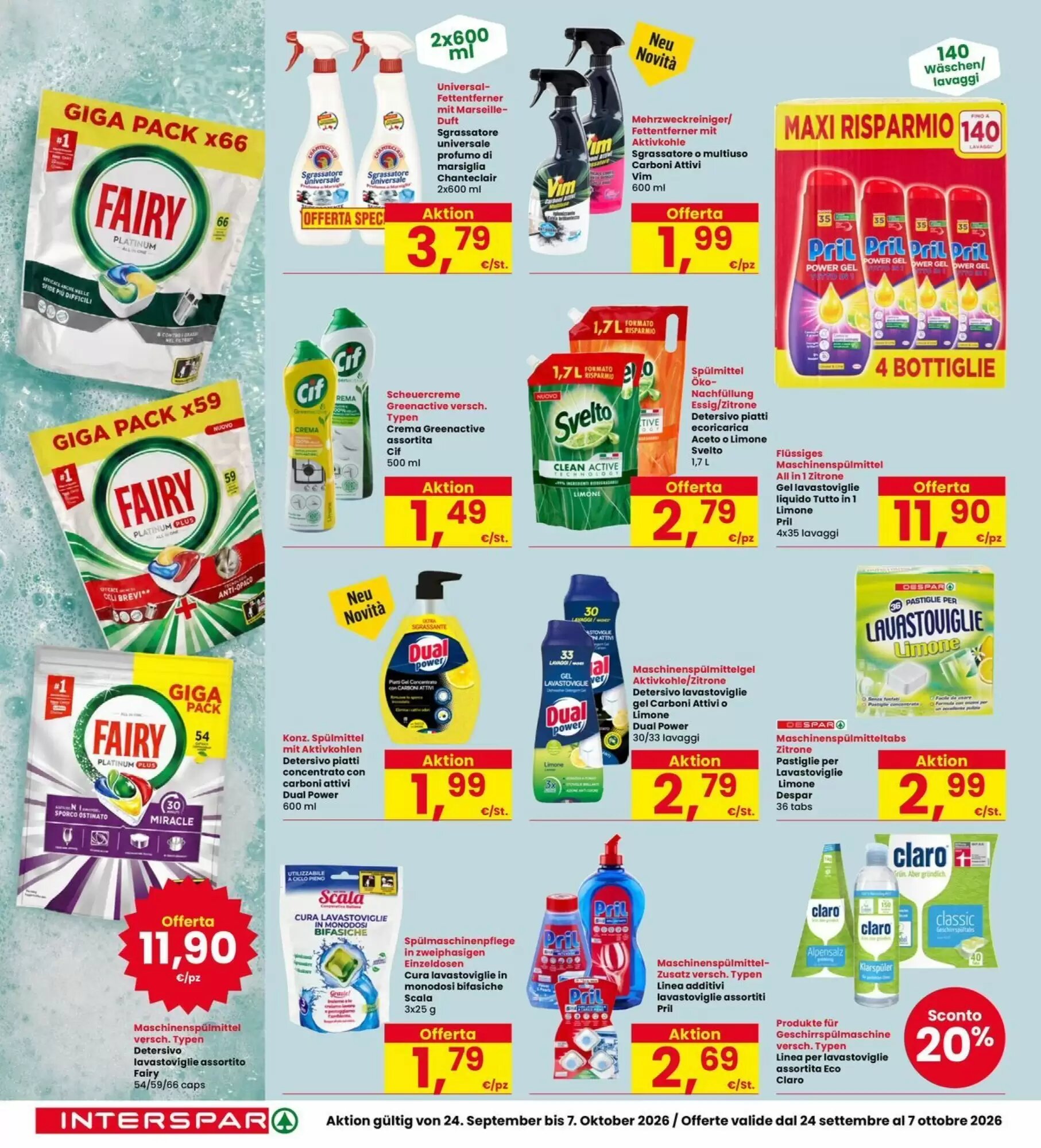 Volantino promozionale Interspar  valide dal 24/09/2026 - Pagina 36.