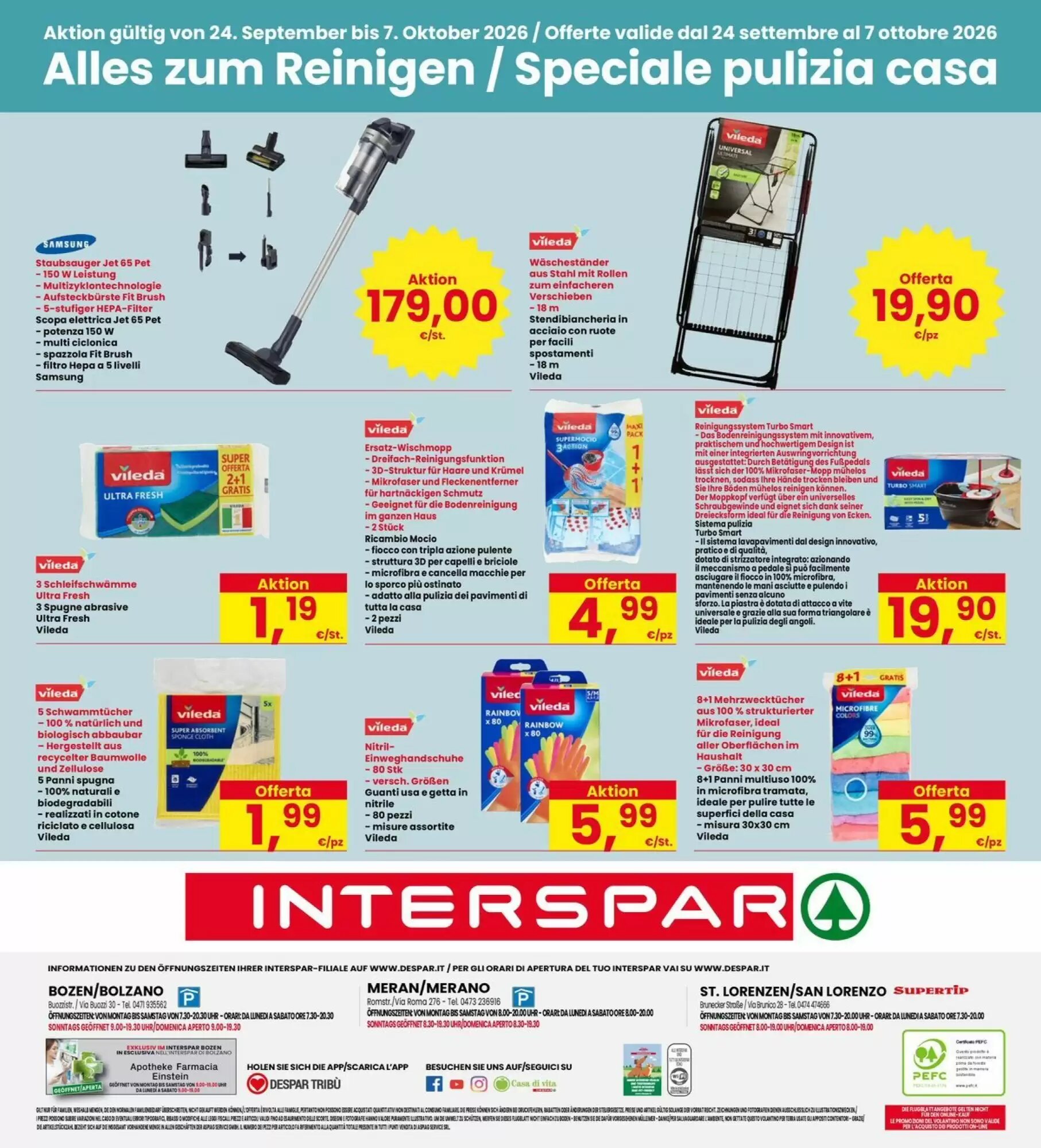 Volantino promozionale Interspar  valide dal 24/09/2026 - Pagina 40.