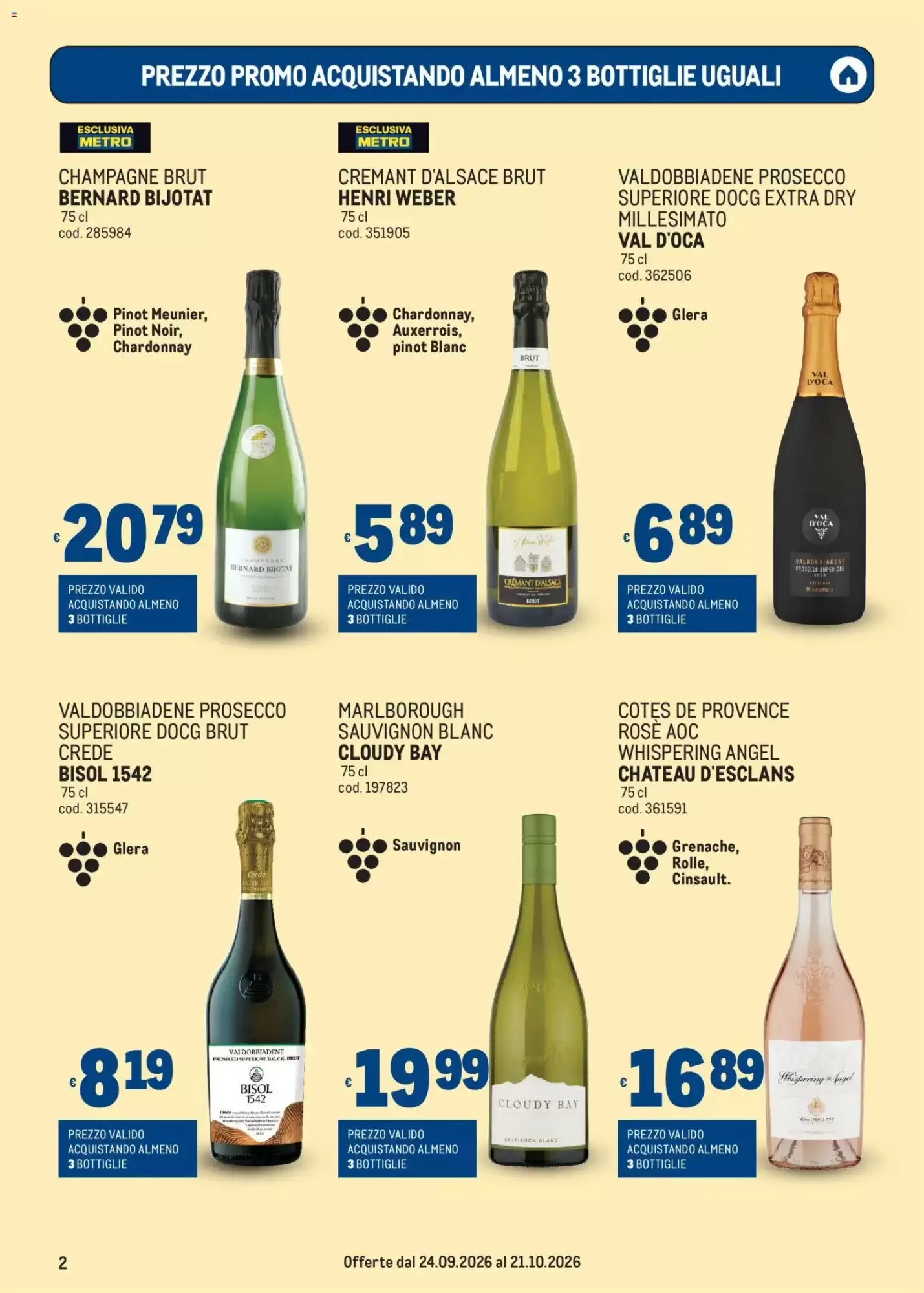 Volantino promozionale Metro  valide dal 24/09/2026 - Pagina 2.