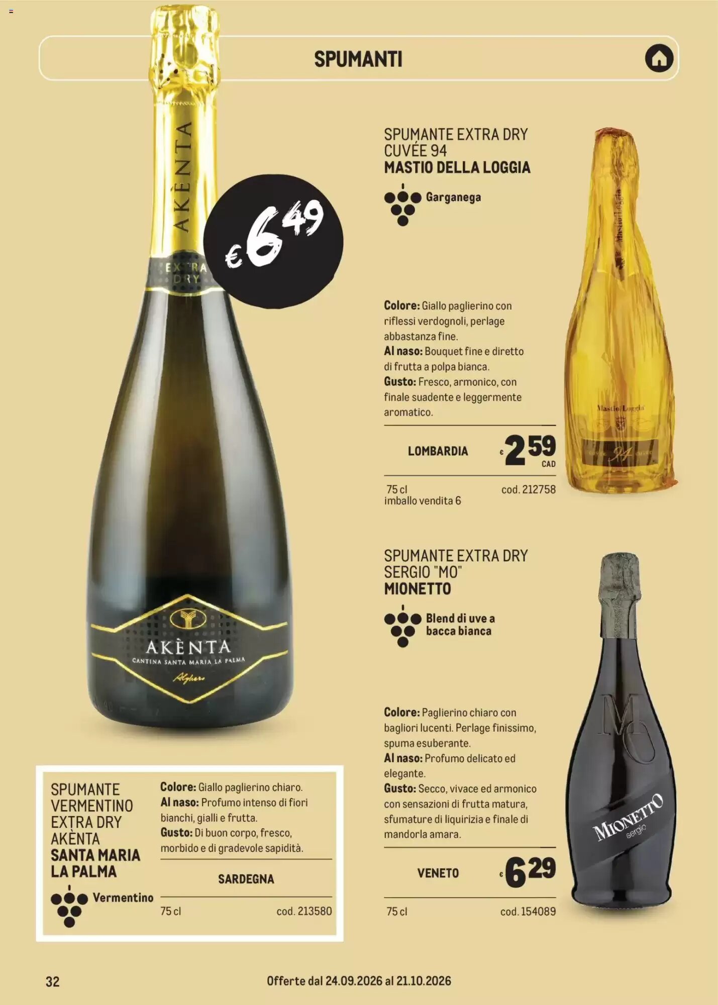 Volantino promozionale Metro  valide dal 24/09/2026 - Pagina 32.