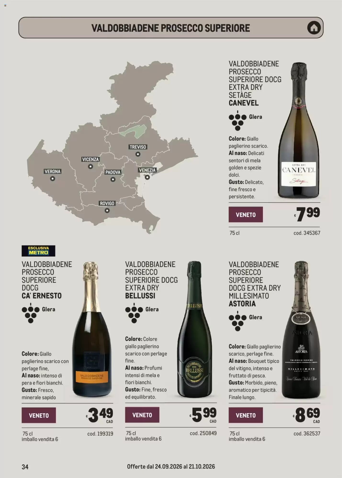 Volantino promozionale Metro  valide dal 24/09/2026 - Pagina 34.