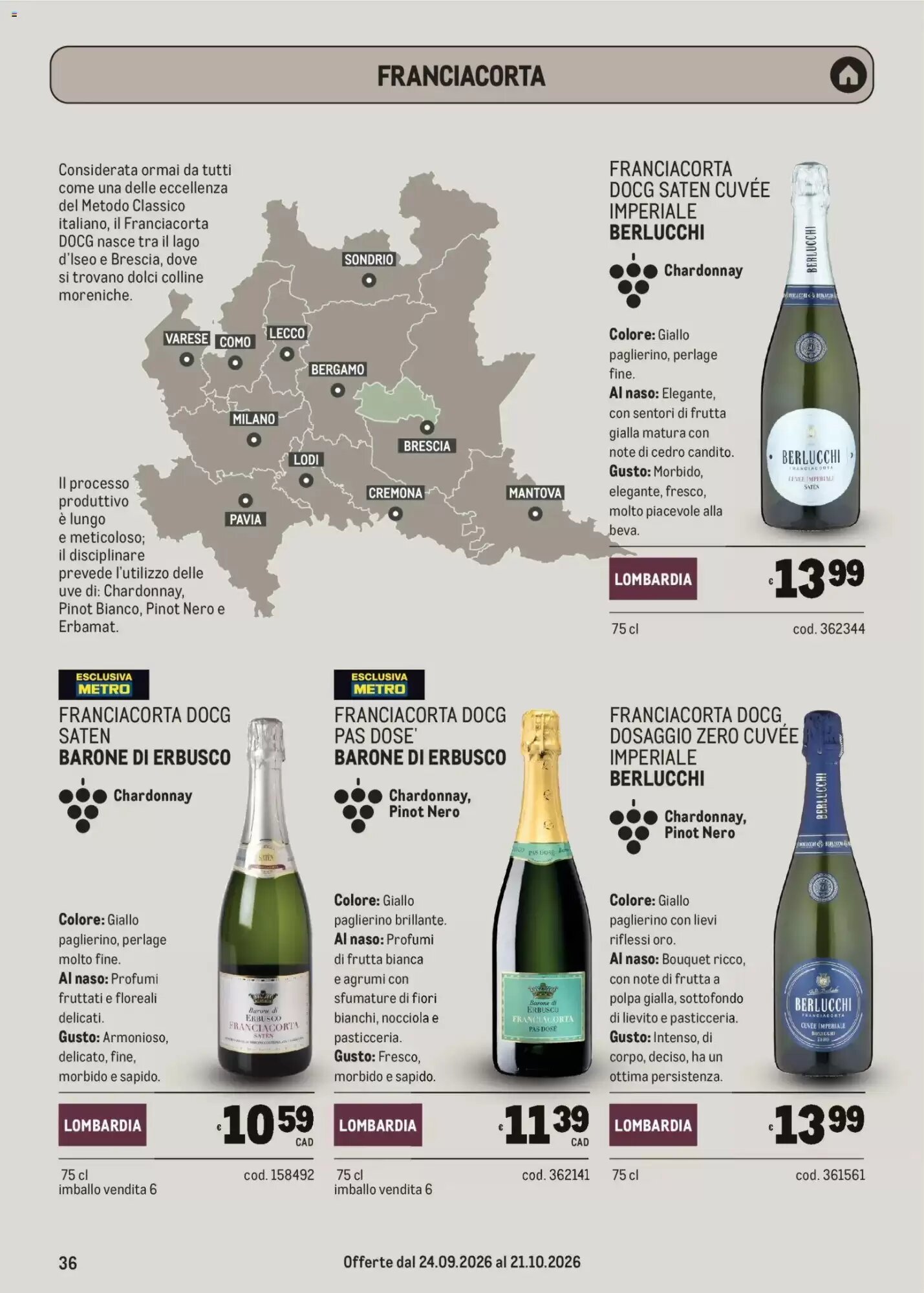 Volantino promozionale Metro  valide dal 24/09/2026 - Pagina 36.