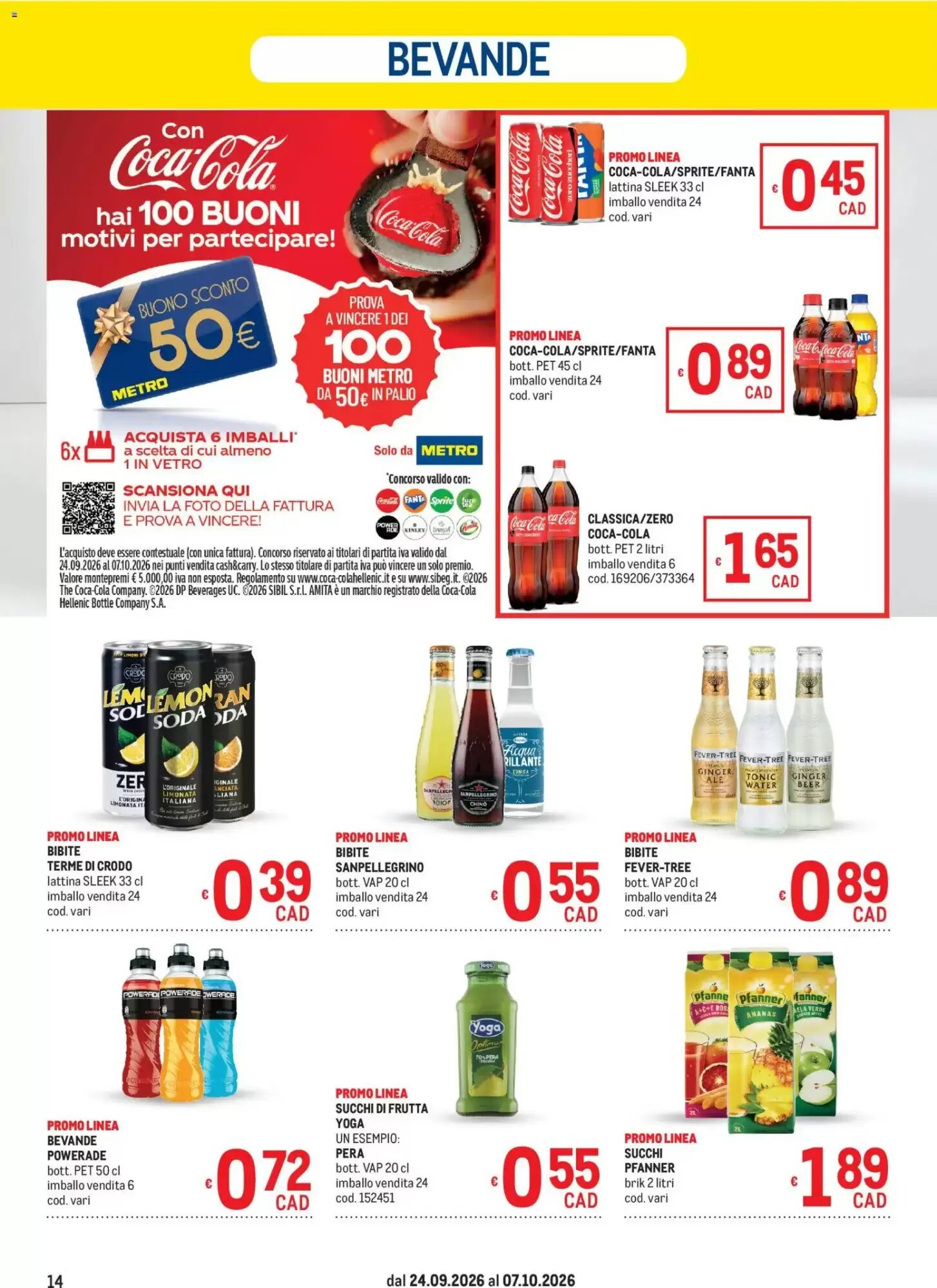 Volantino promozionale Metro  valide dal 24/09/2026 - Pagina 14.
