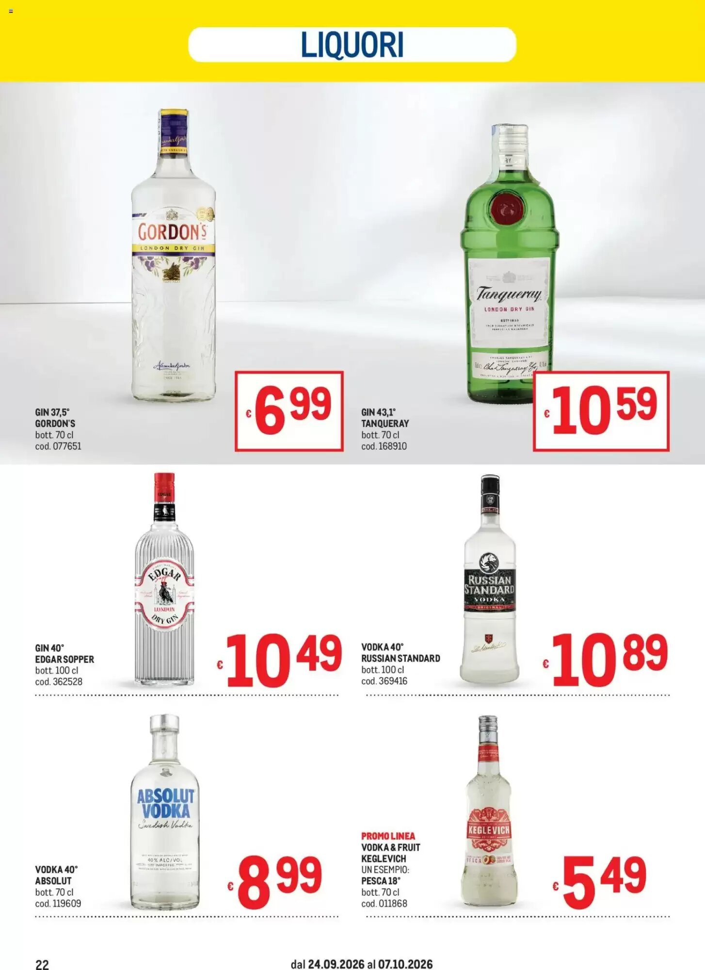 Volantino promozionale Metro  valide dal 24/09/2026 - Pagina 22.