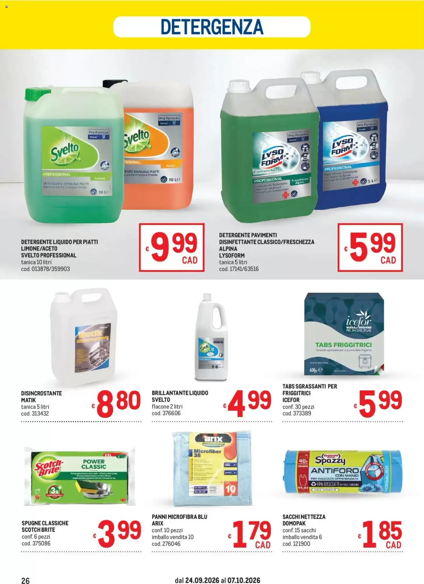 Volantino promozionale Metro  valide dal 24/09/2026 - Pagina 26.