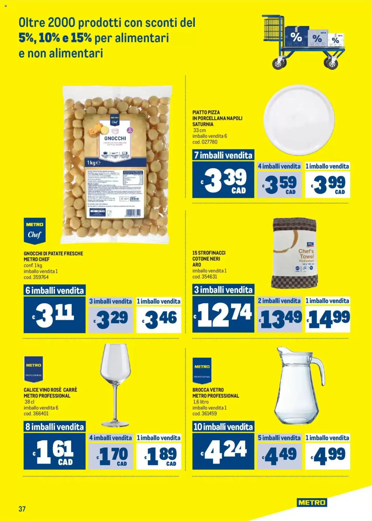 Volantino promozionale Metro  valide dal 24/09/2026 - Pagina 37.