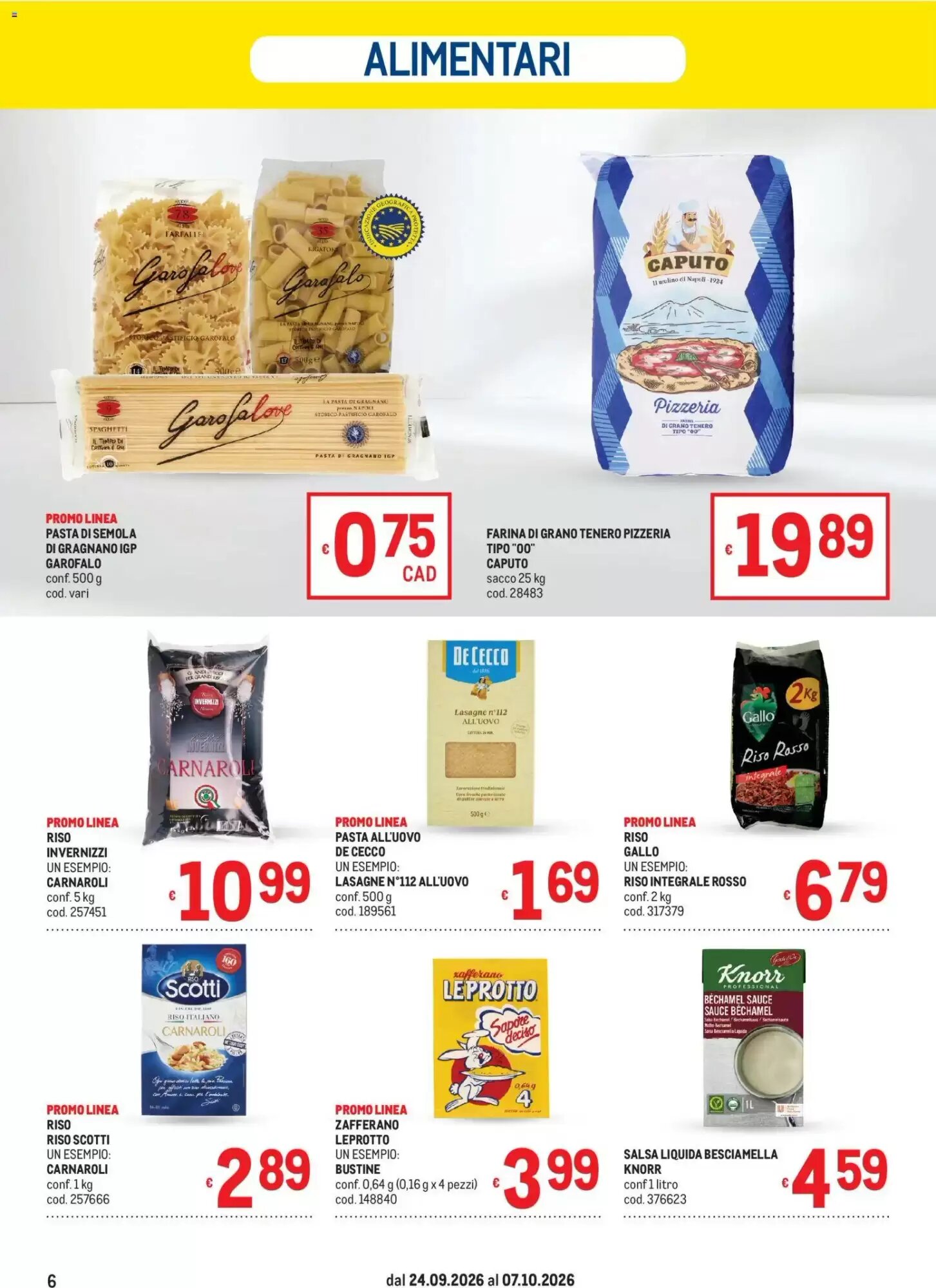 Volantino promozionale Metro  valide dal 24/09/2026 - Pagina 6.