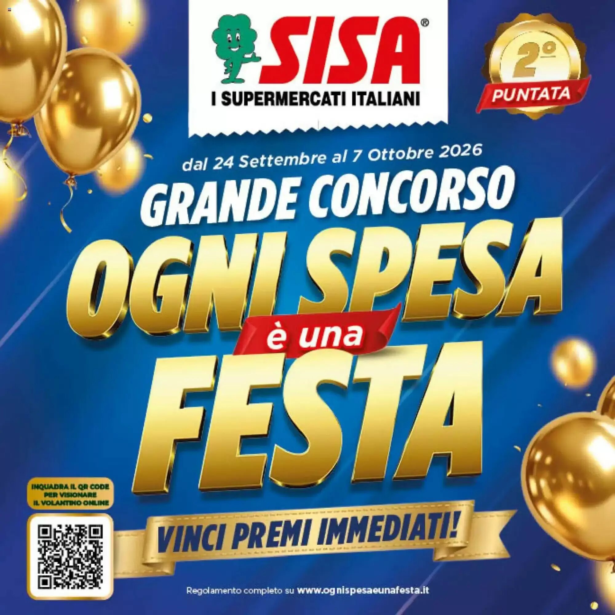 Volantino promozionale Sisa  valide dal 24/09/2026 - Pagina 1.