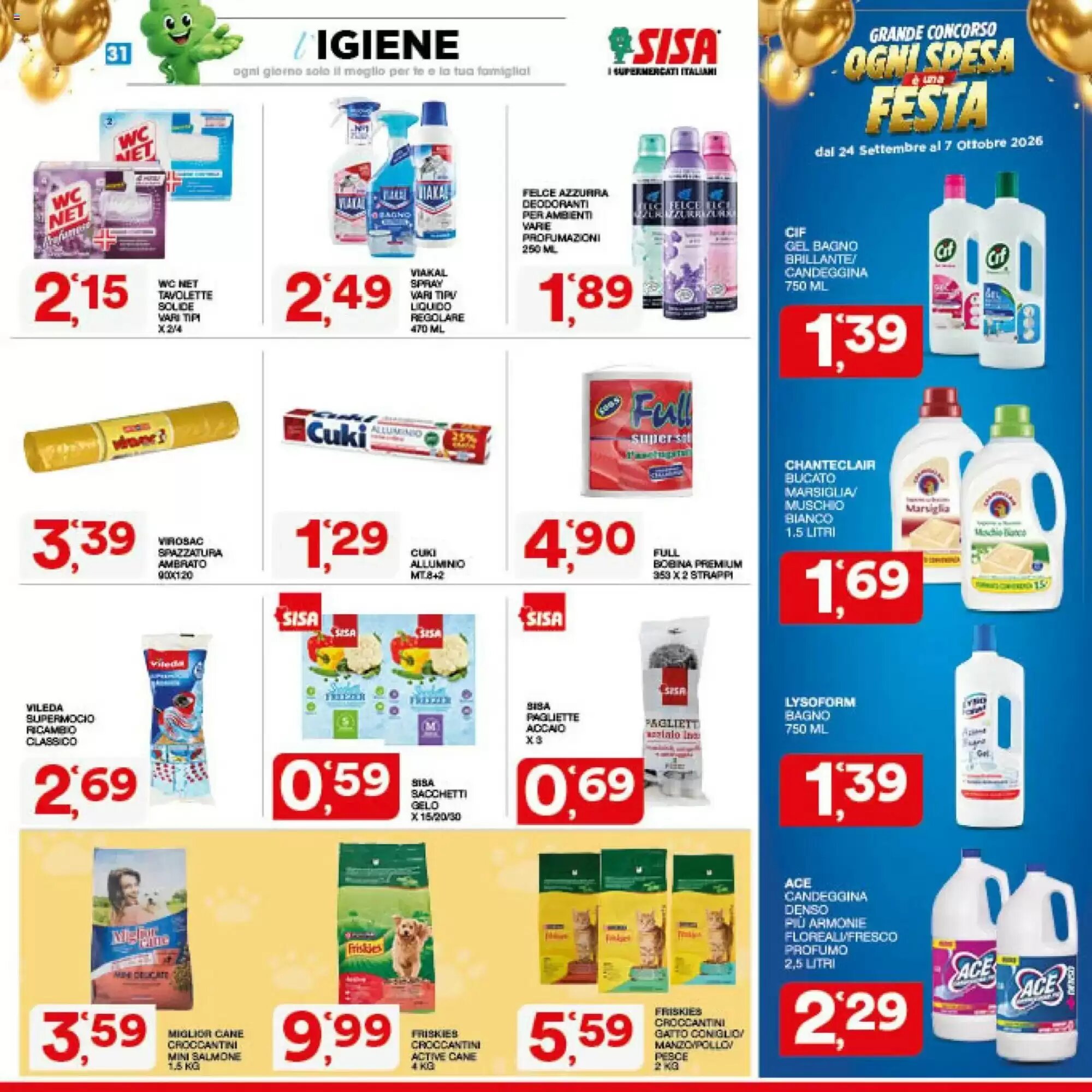 Volantino promozionale Sisa  valide dal 24/09/2026 - Pagina 31.