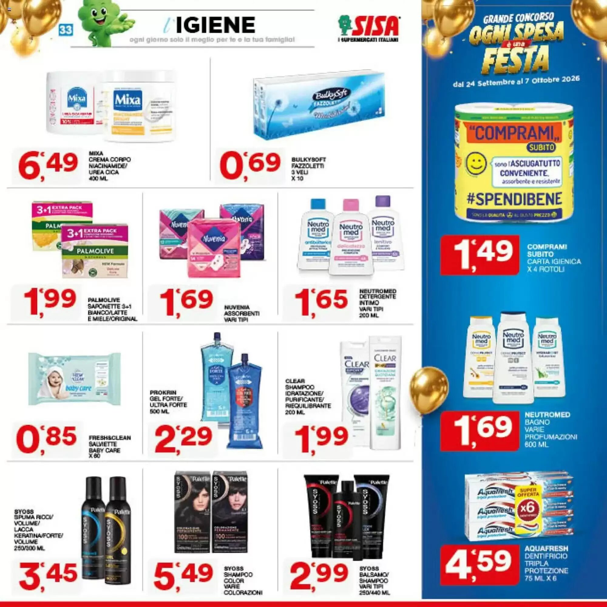 Volantino promozionale Sisa  valide dal 24/09/2026 - Pagina 33.