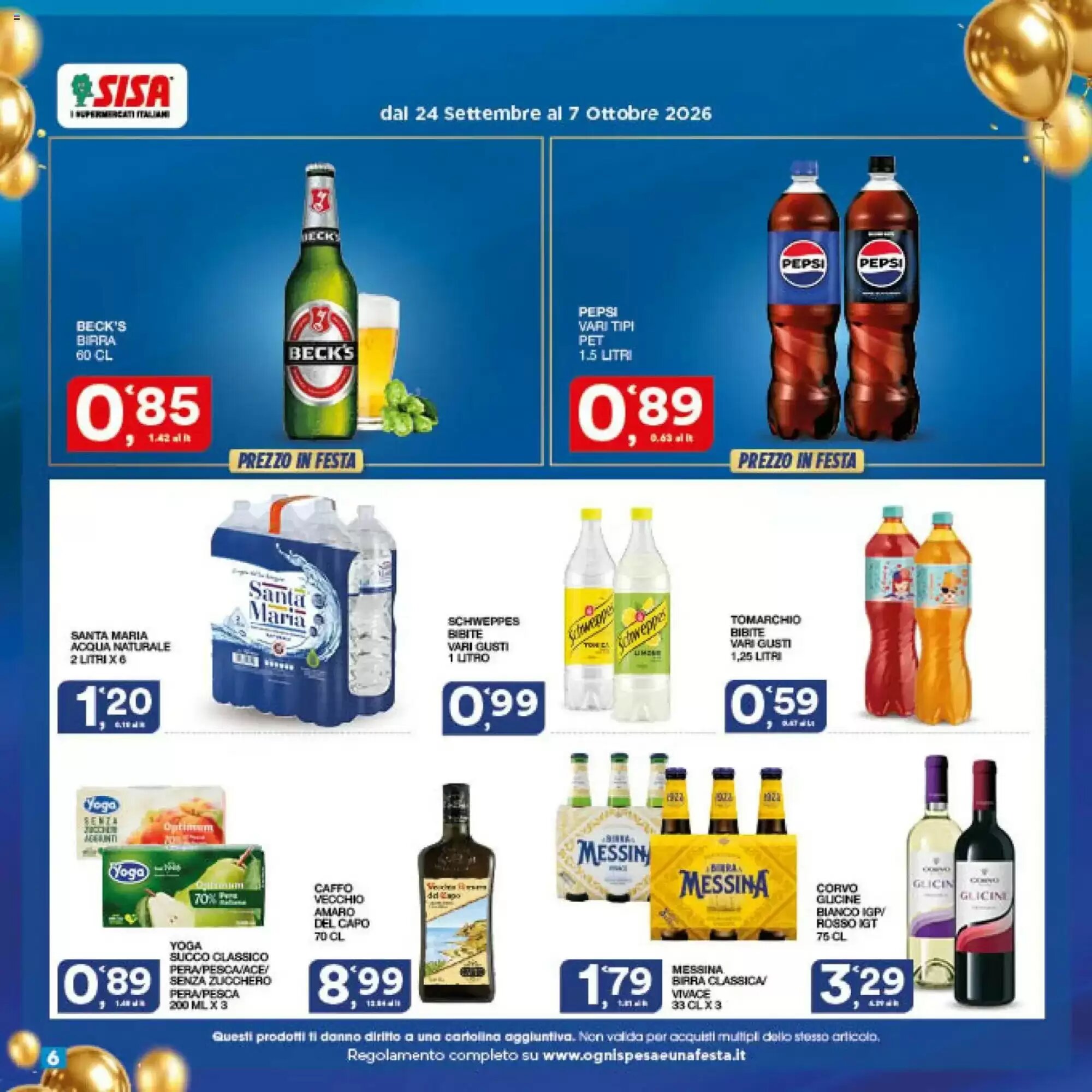 Volantino promozionale Sisa  valide dal 24/09/2026 - Pagina 6.