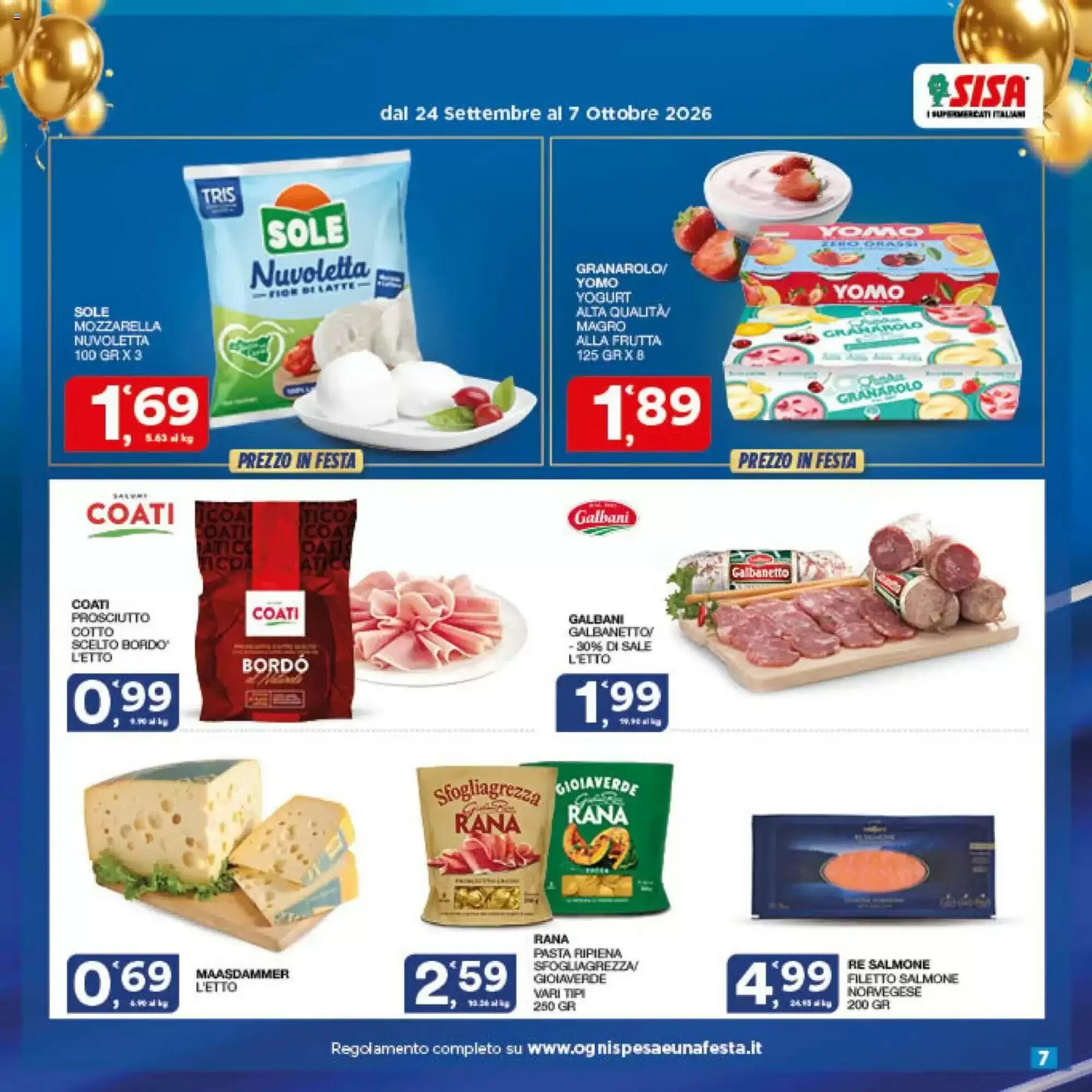 Volantino promozionale Sisa  valide dal 24/09/2026 - Pagina 7.