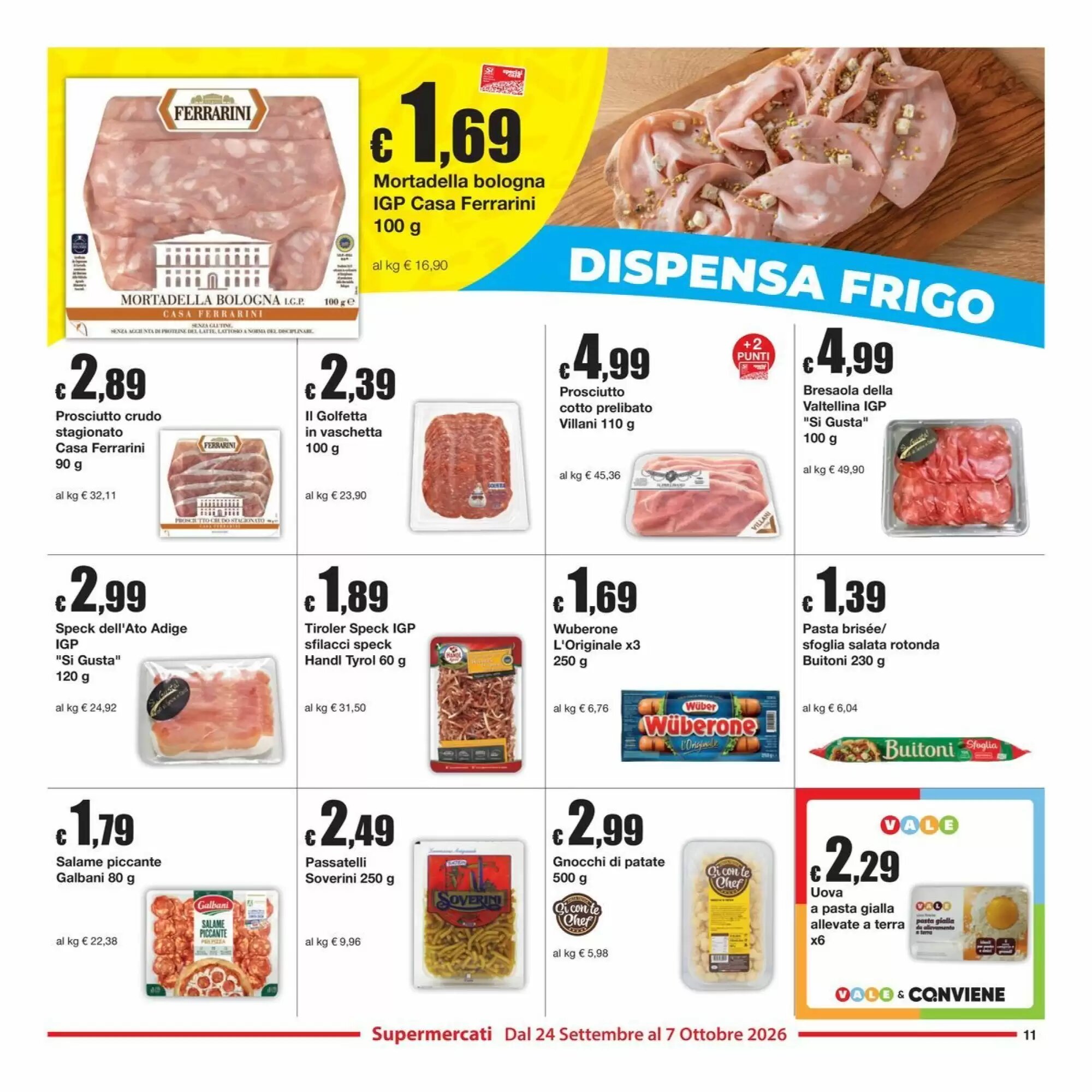 Volantino promozionale Sì con te  valide dal 24/09/2026 - Pagina 11.