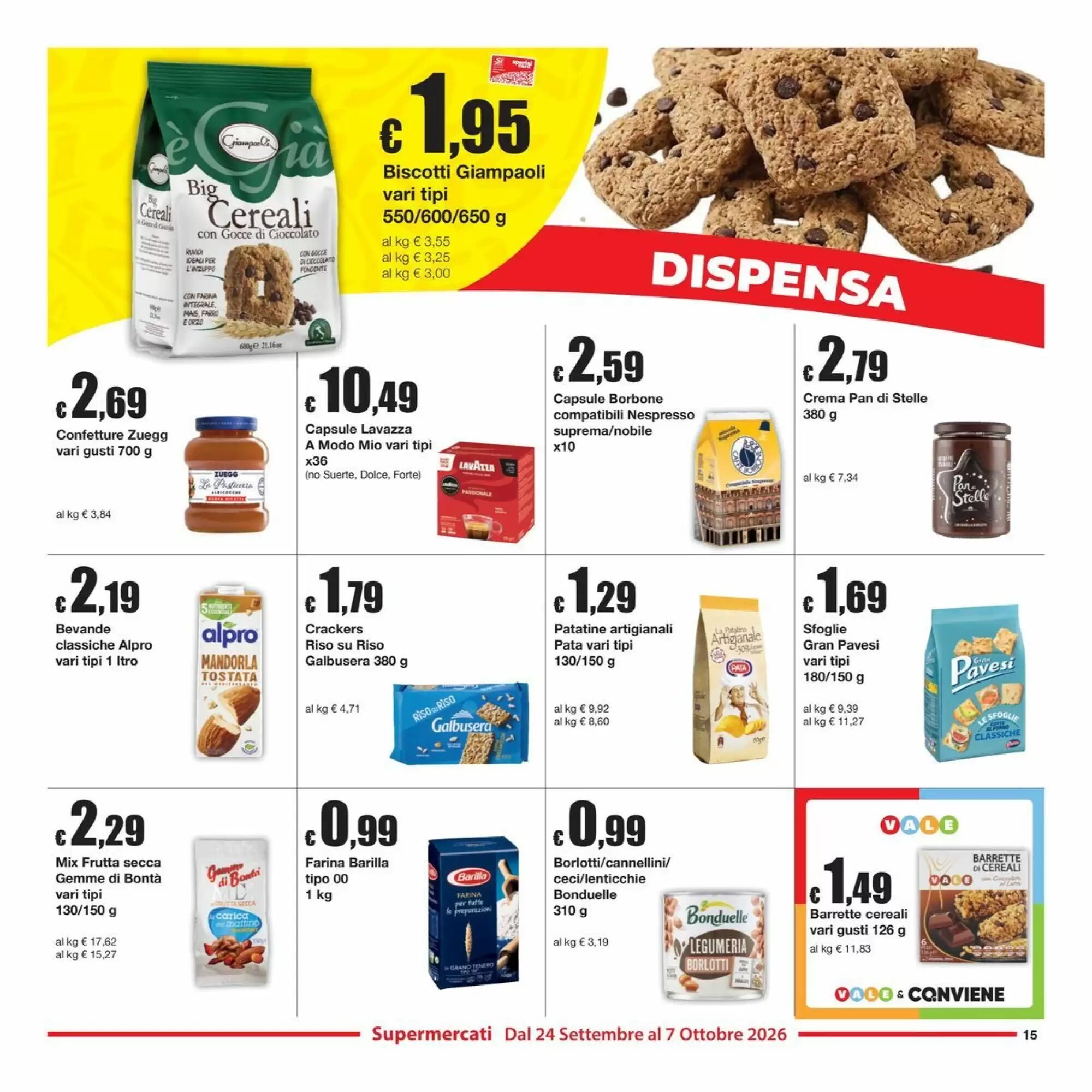 Volantino promozionale Sì con te  valide dal 24/09/2026 - Pagina 15.