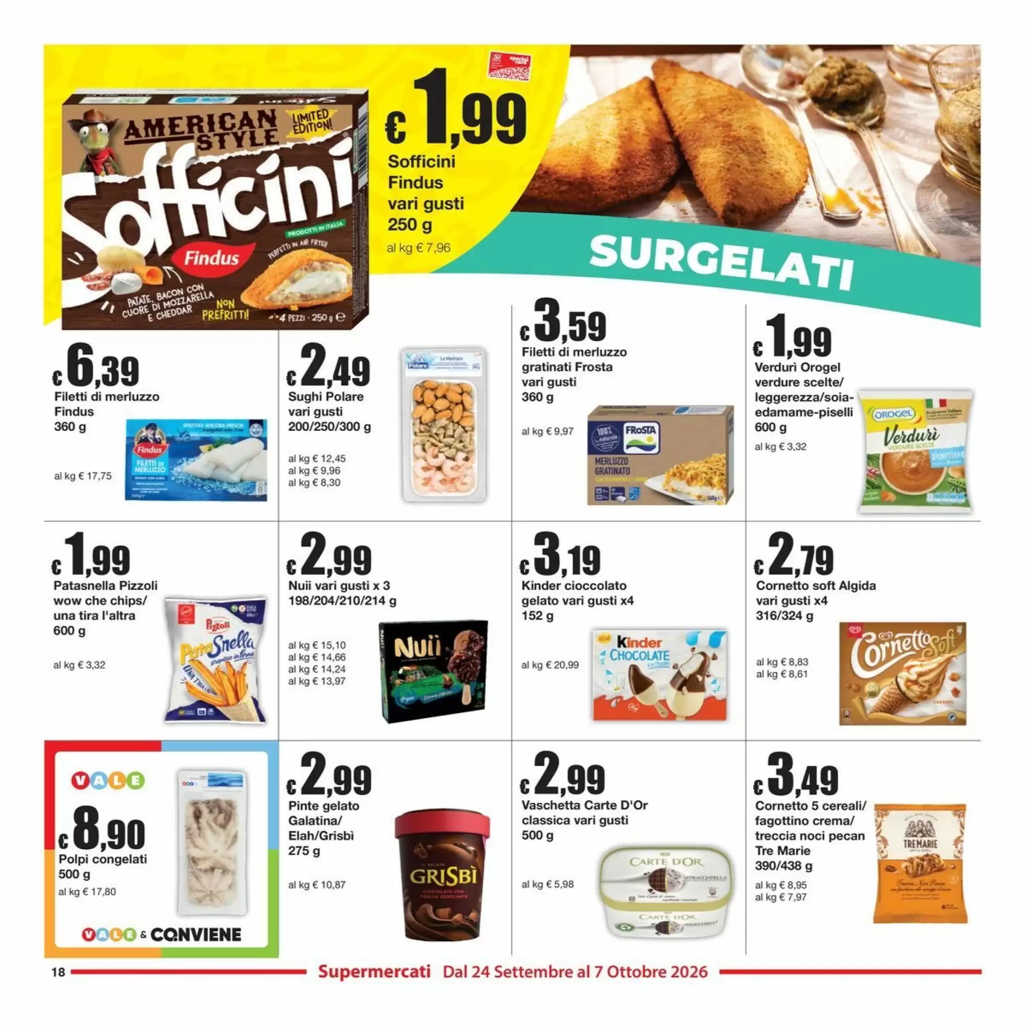 Volantino promozionale Sì con te  valide dal 24/09/2026 - Pagina 18.