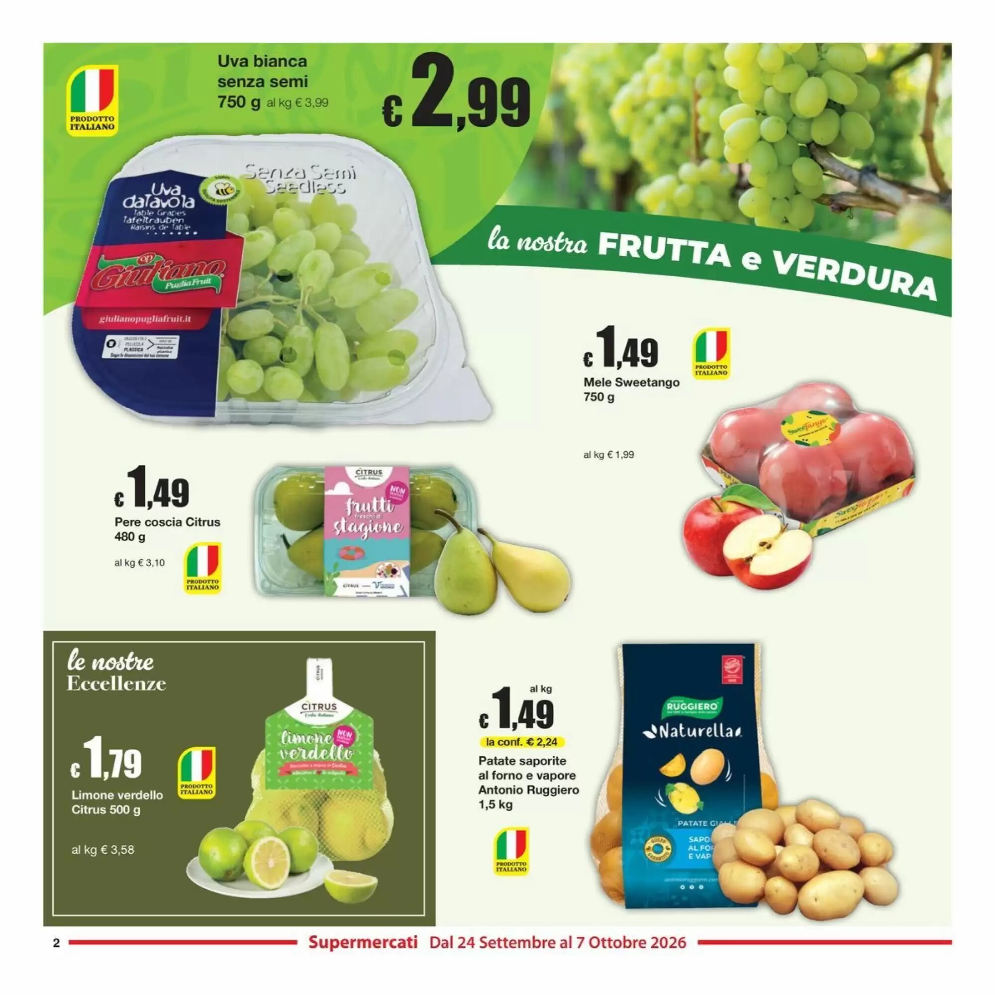 Volantino promozionale Sì con te  valide dal 24/09/2026 - Pagina 2.