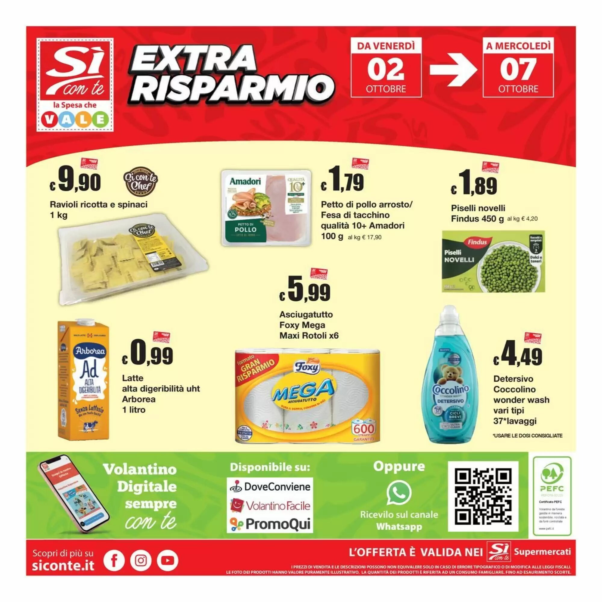 Volantino promozionale Sì con te  valide dal 24/09/2026 - Pagina 20.