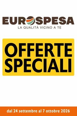 Volantino promozionale Eurospesa  valide dal 24/09/2026