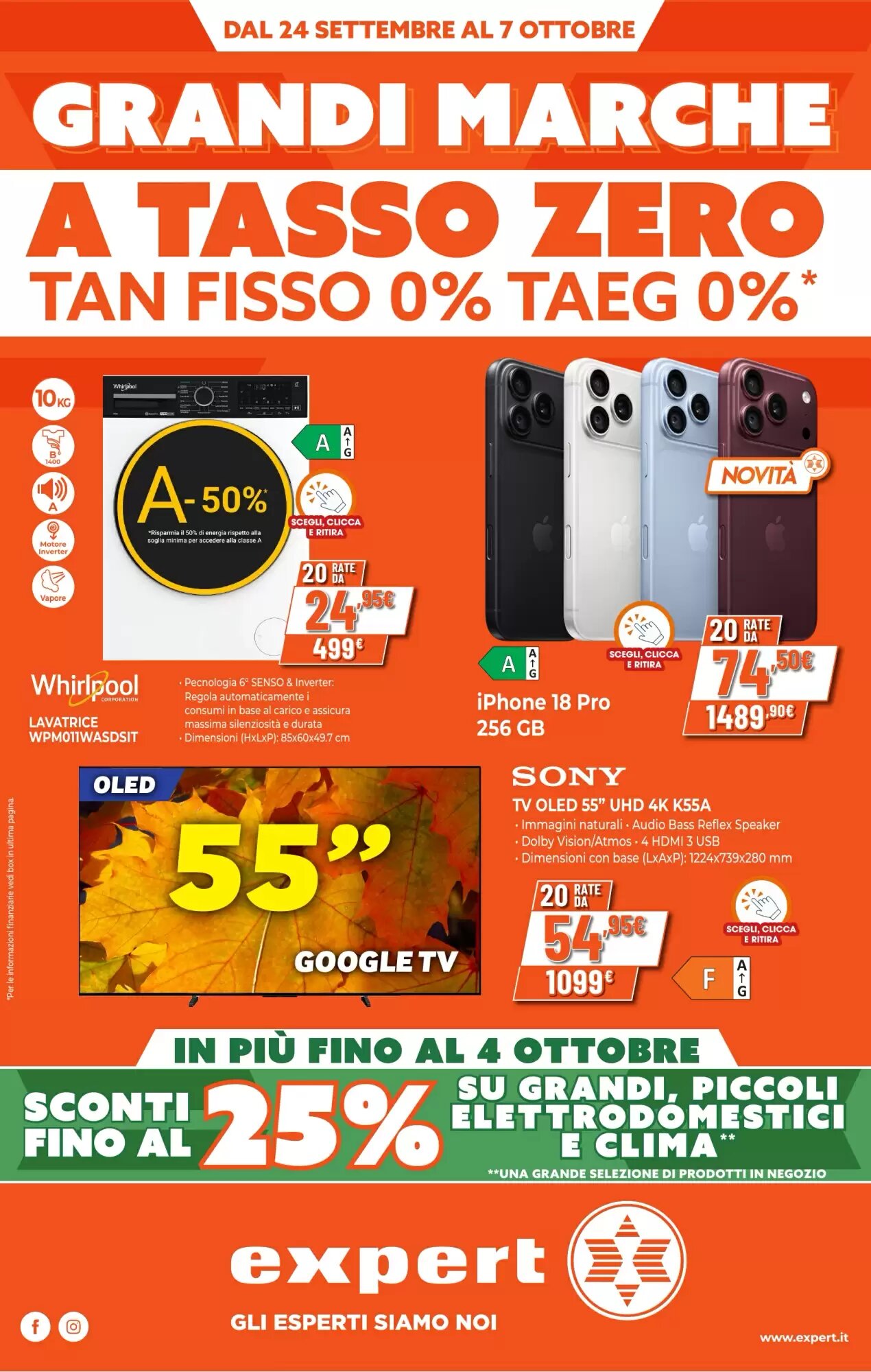 Volantino promozionale Expert  valide dal 24/09/2026 - Pagina 1.