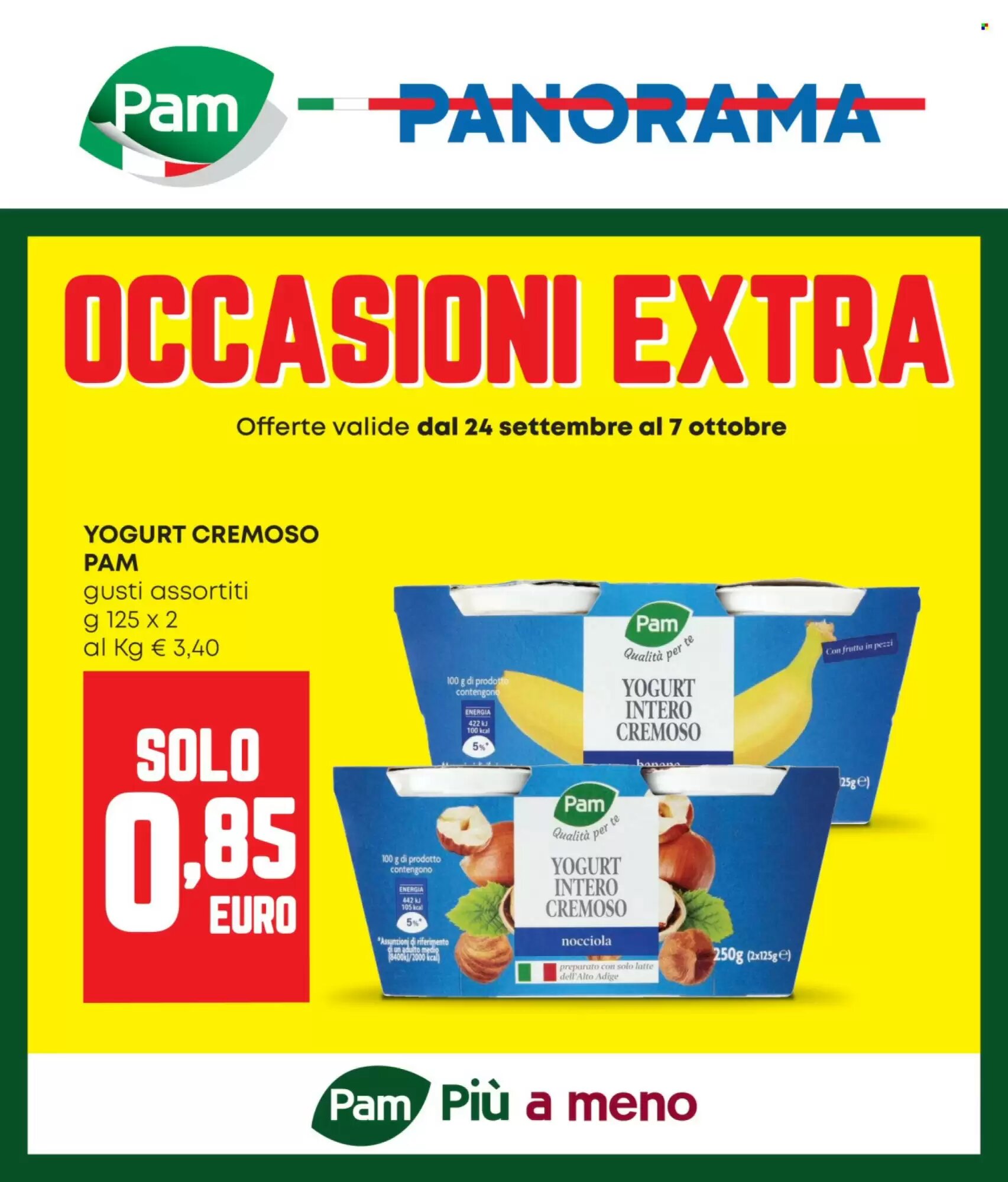 Volantino promozionale Panorama valide dal 24/09/2026 - Pagina 1.
