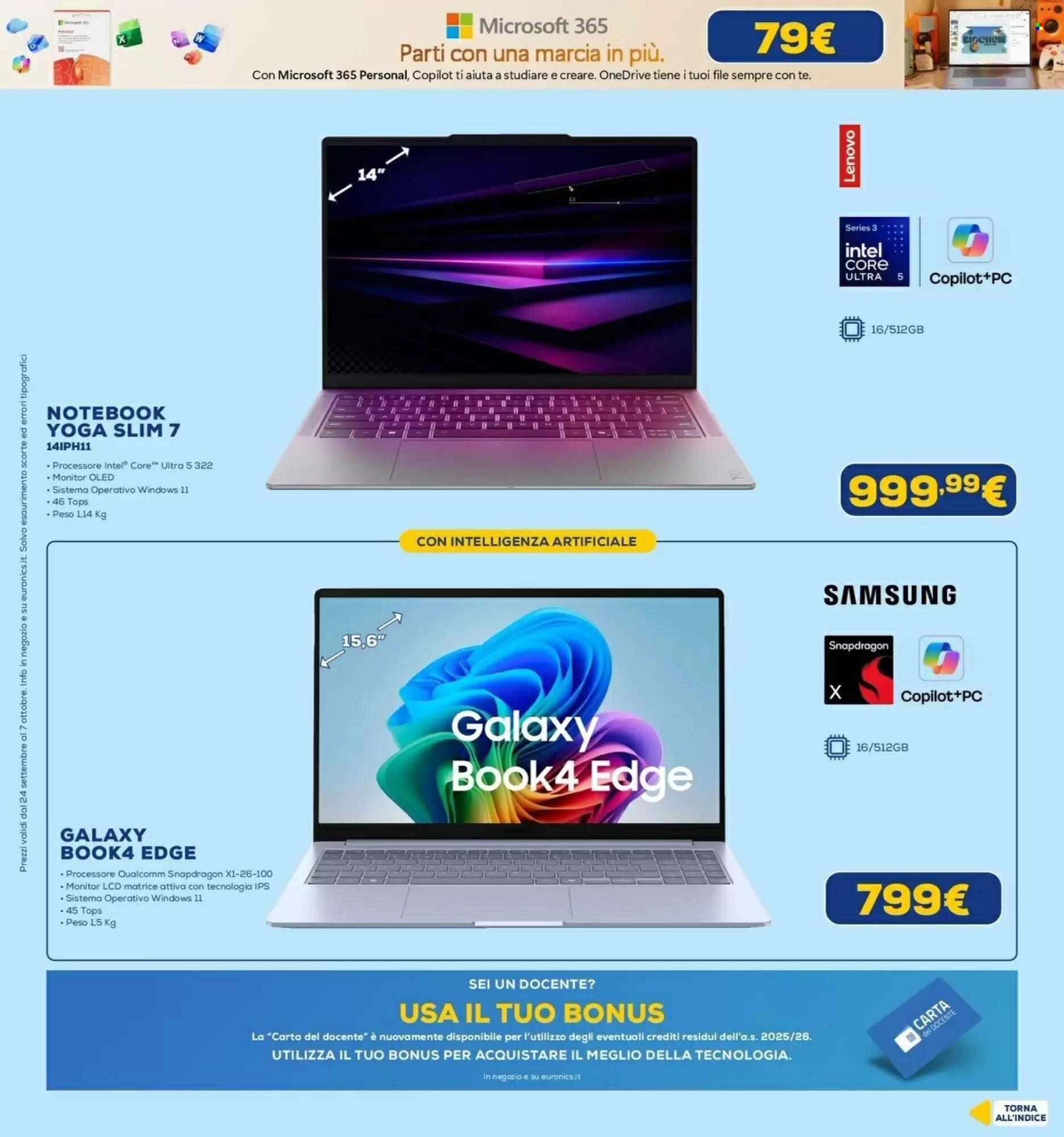 Volantino promozionale Euronics  valide dal 24/09/2026 - Pagina 34.
