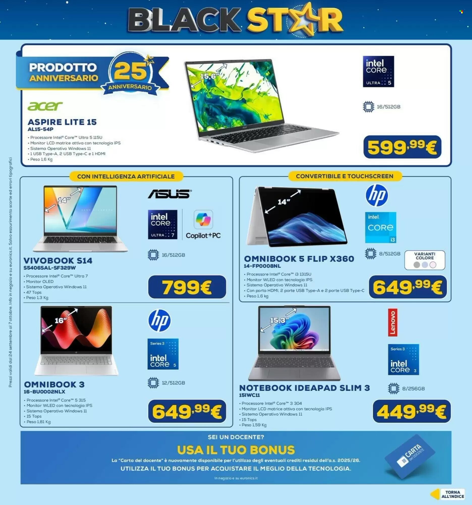 Volantino promozionale Euronics  valide dal 24/09/2026 - Pagina 35.