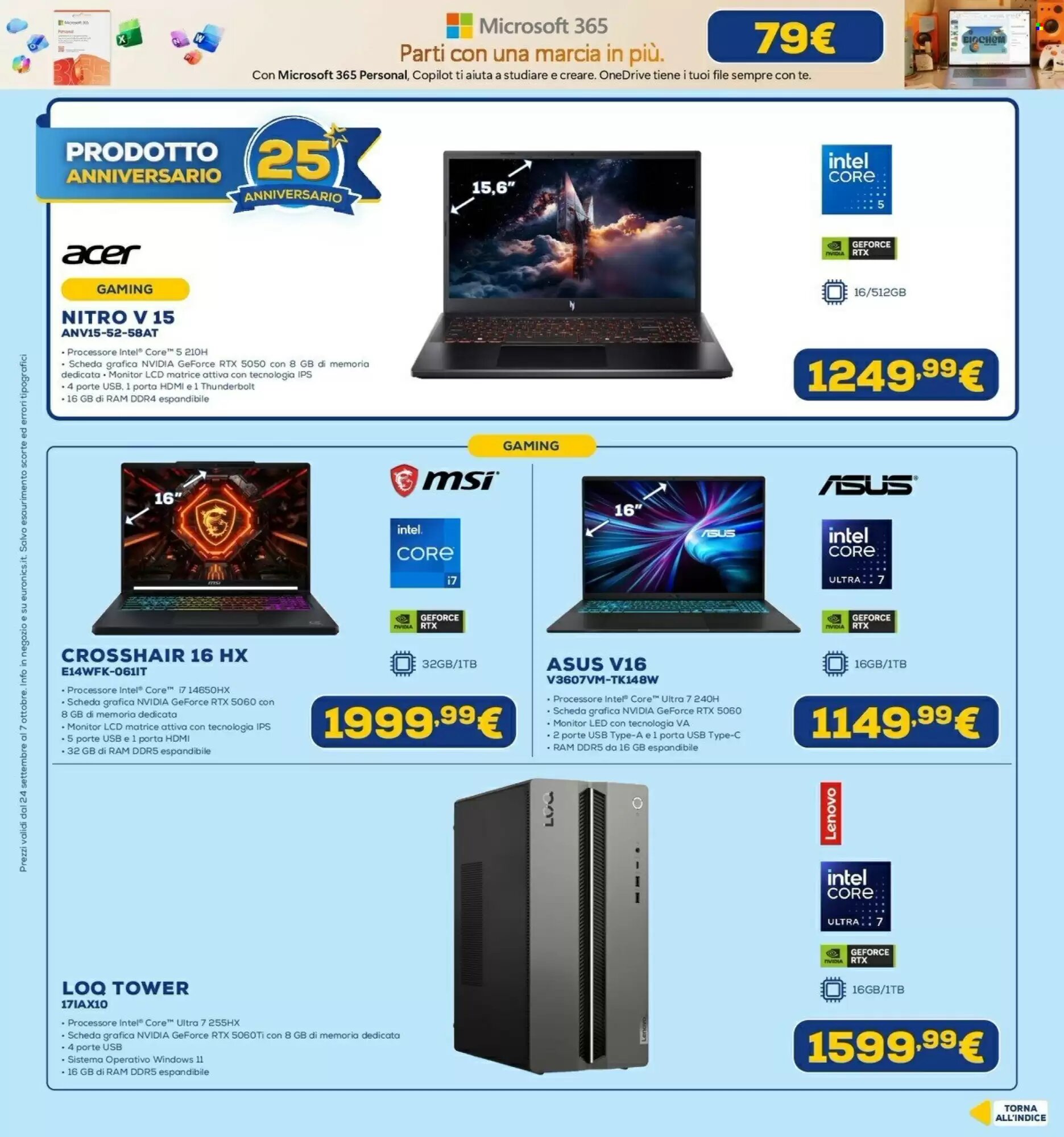 Volantino promozionale Euronics  valide dal 24/09/2026 - Pagina 36.