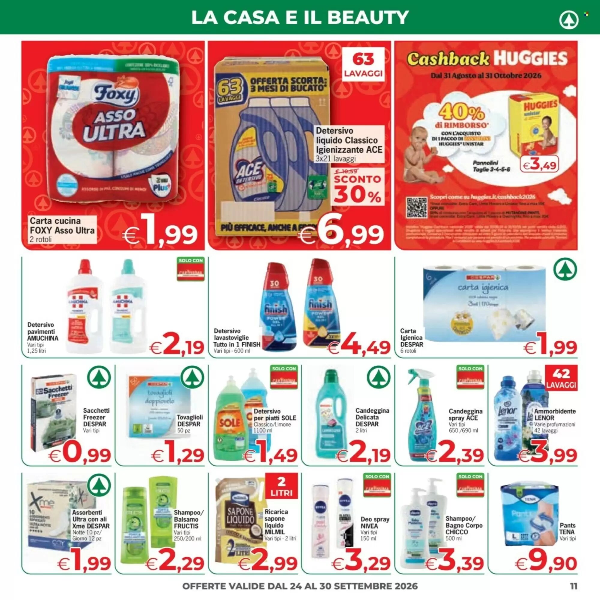 Volantino promozionale Despar  valide dal 24/09/2026 - Pagina 11.