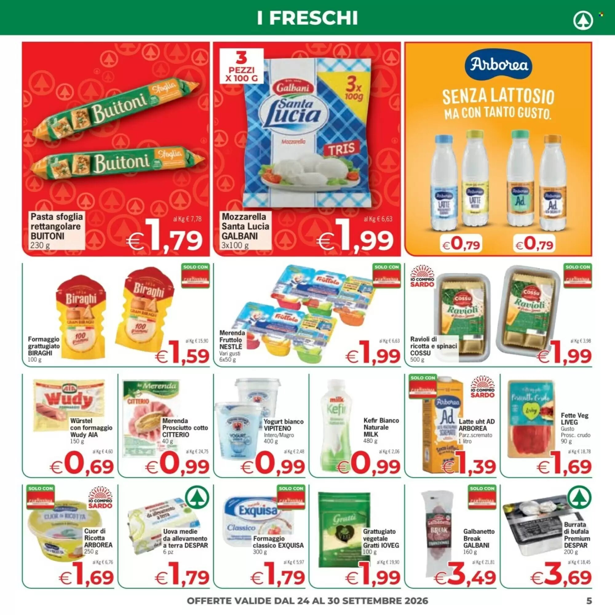 Volantino promozionale Despar  valide dal 24/09/2026 - Pagina 5.