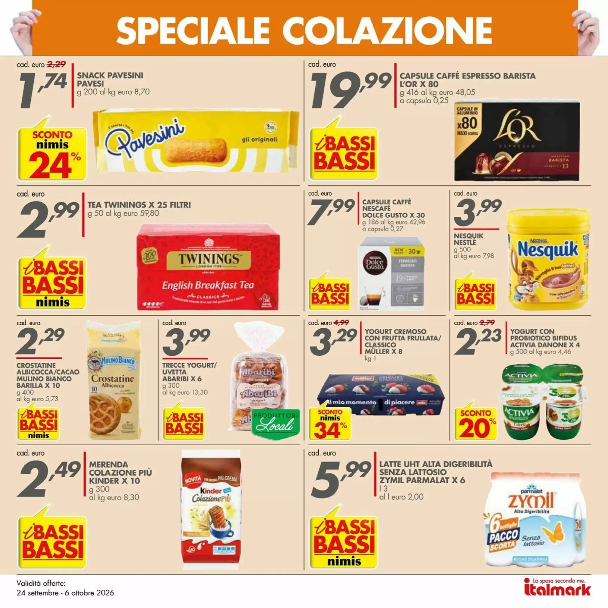 Volantino promozionale Italmark  valide dal 24/09/2026 - Pagina 18.