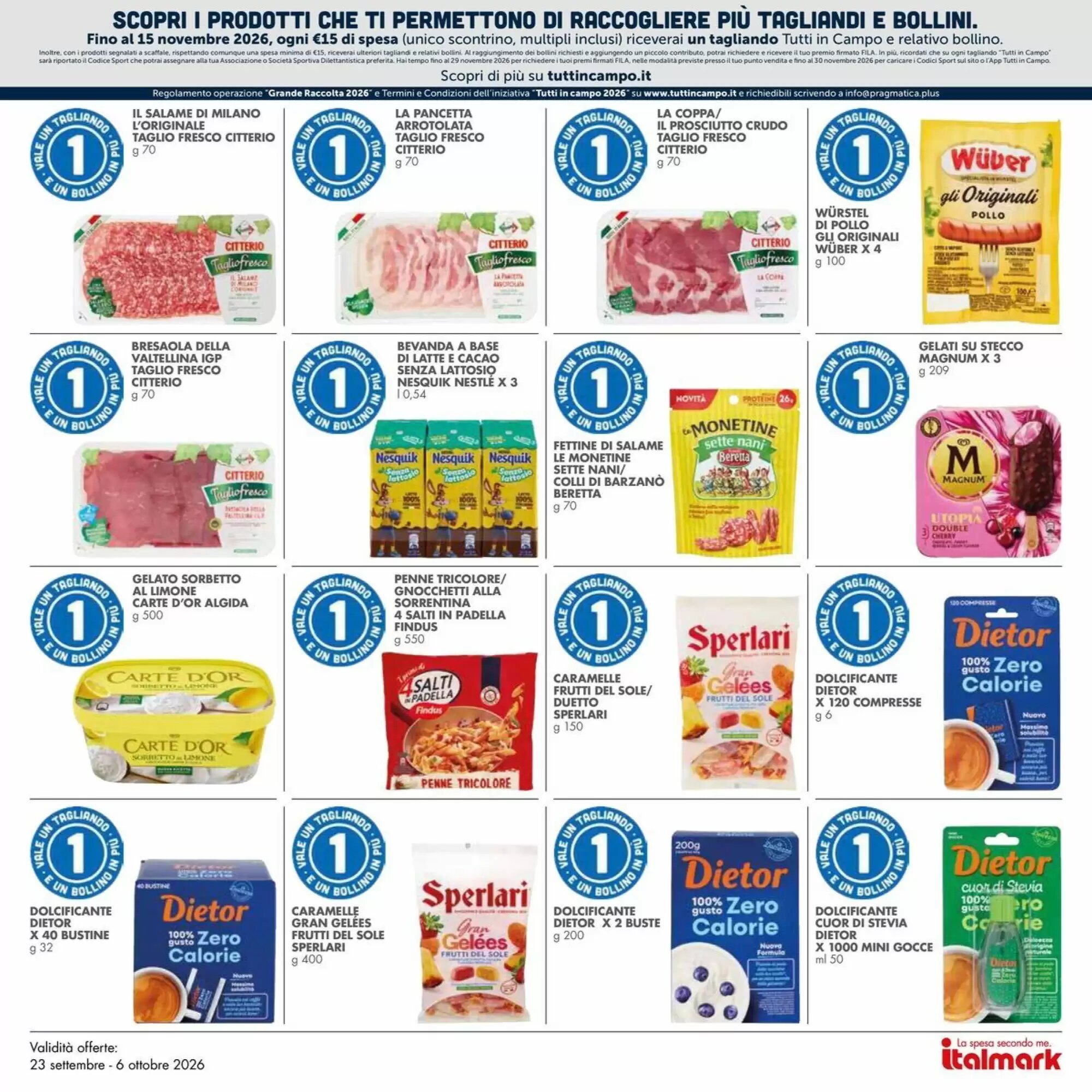 Volantino promozionale Italmark  valide dal 24/09/2026 - Pagina 29.