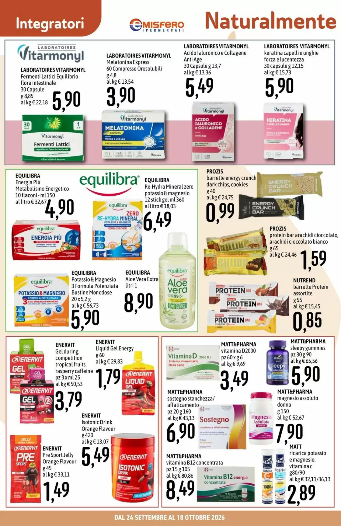 Volantino promozionale Emisfero  valide dal 24/09/2026 - Pagina 18.