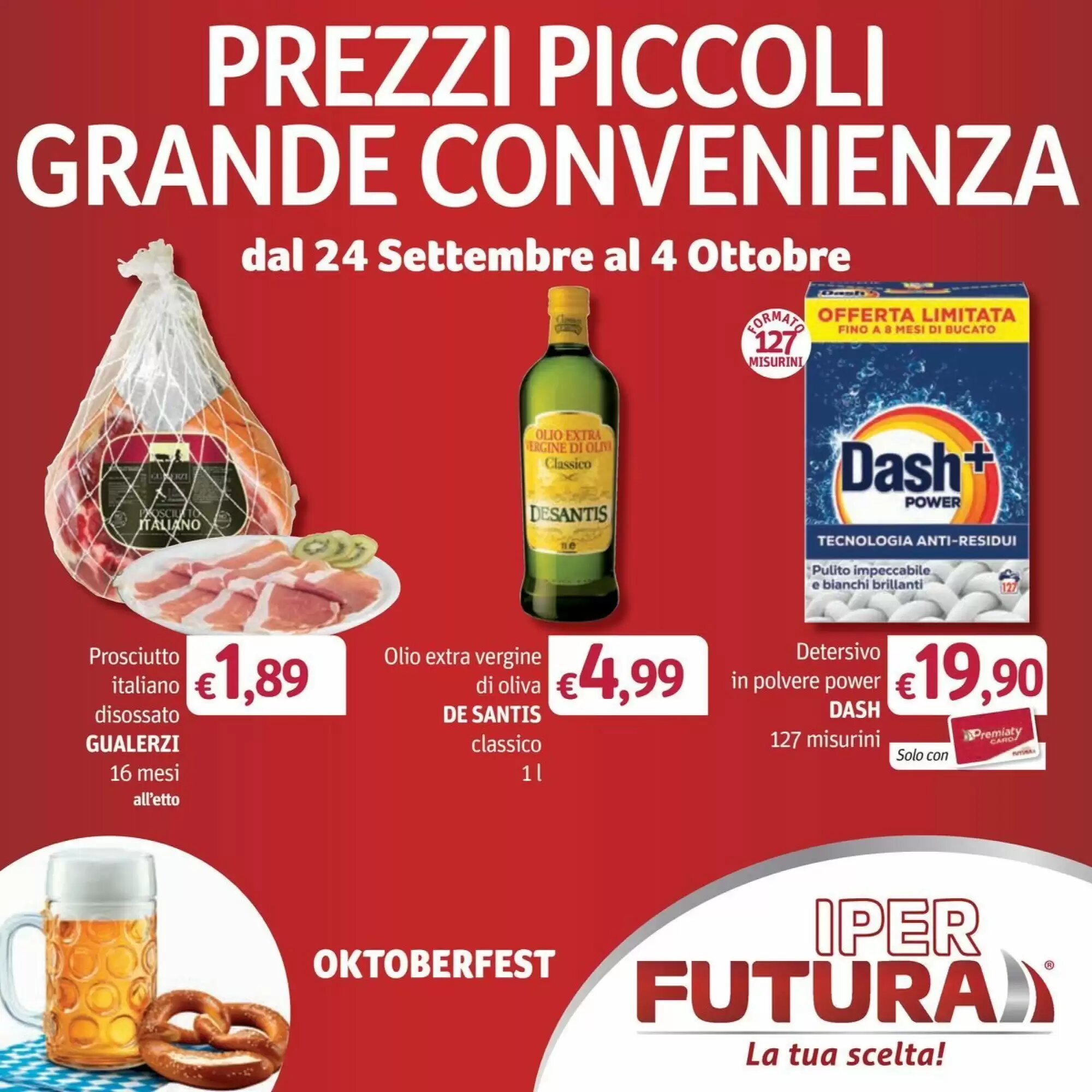 Volantino promozionale Futura Supermercati  valide dal 24/09/2026 - Pagina 1.