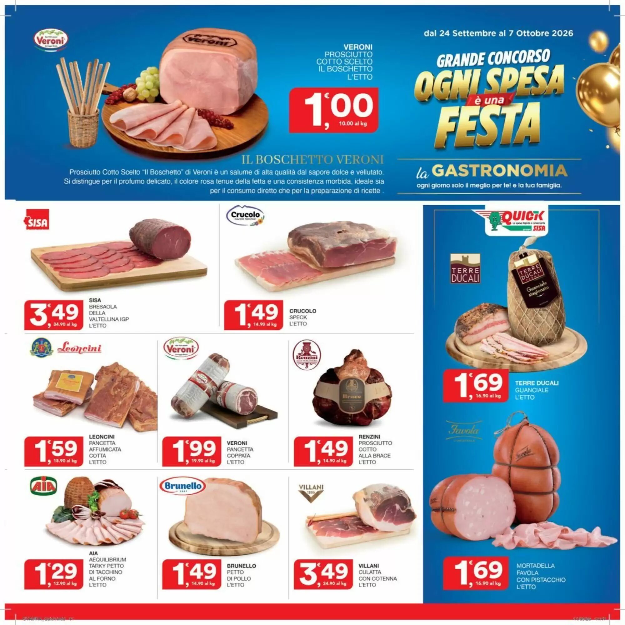 Volantino promozionale Quick Sisa  valide dal 24/09/2026 - Pagina 11.