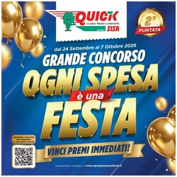 Volantino promozionale Quick Sisa  valide dal 24/09/2026