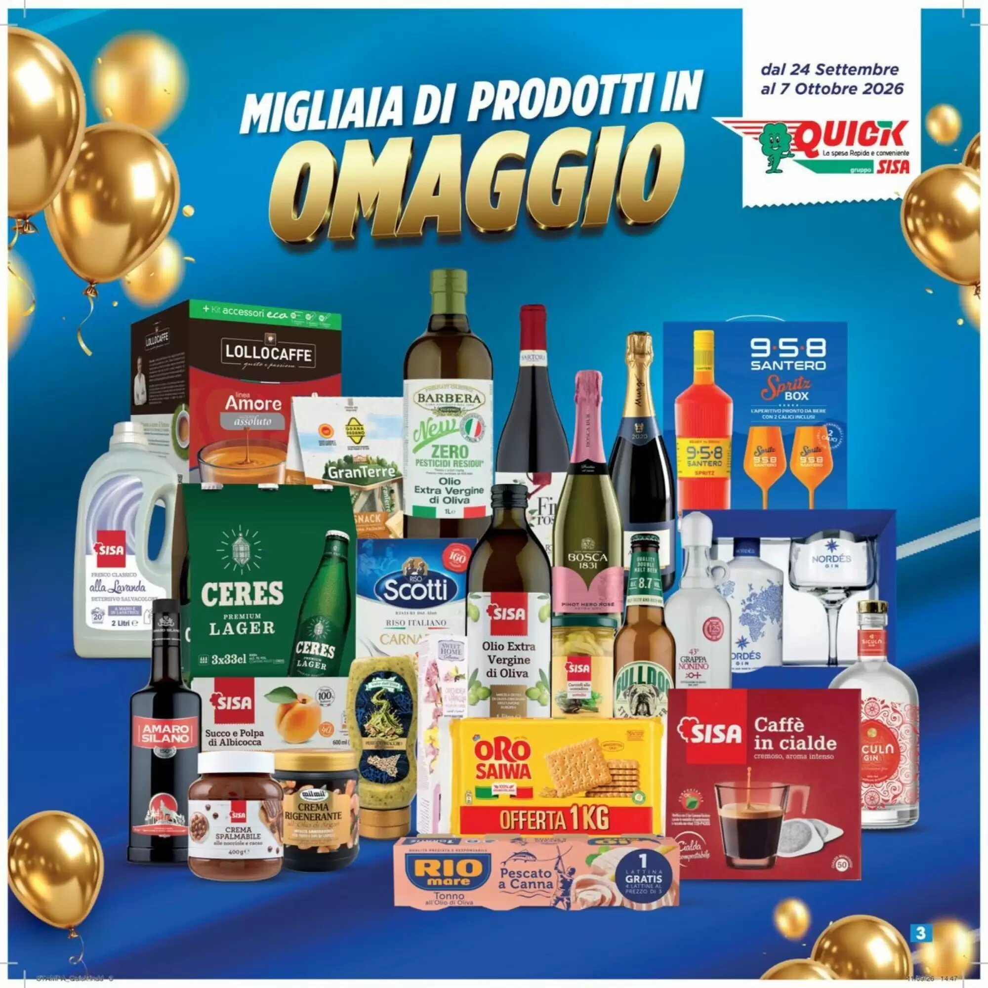 Volantino promozionale Quick Sisa  valide dal 24/09/2026 - Pagina 3.