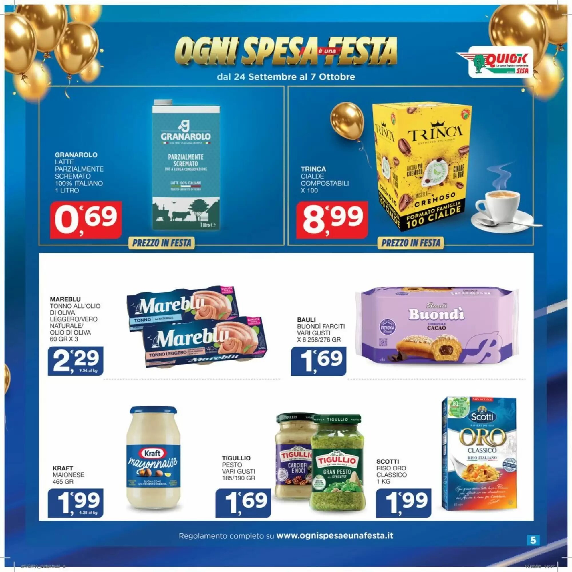 Volantino promozionale Quick Sisa  valide dal 24/09/2026 - Pagina 5.