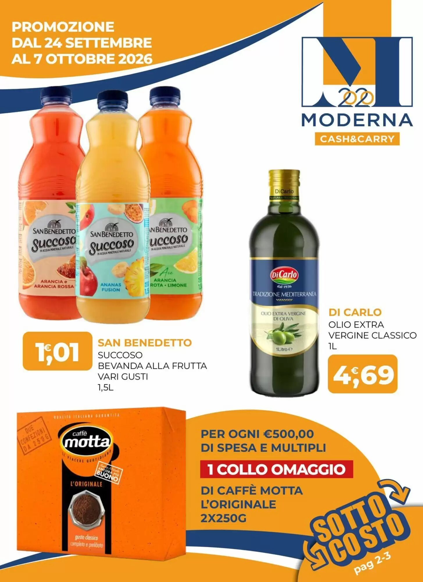 Volantino promozionale Moderna valide dal 24/09/2026 - Pagina 1.