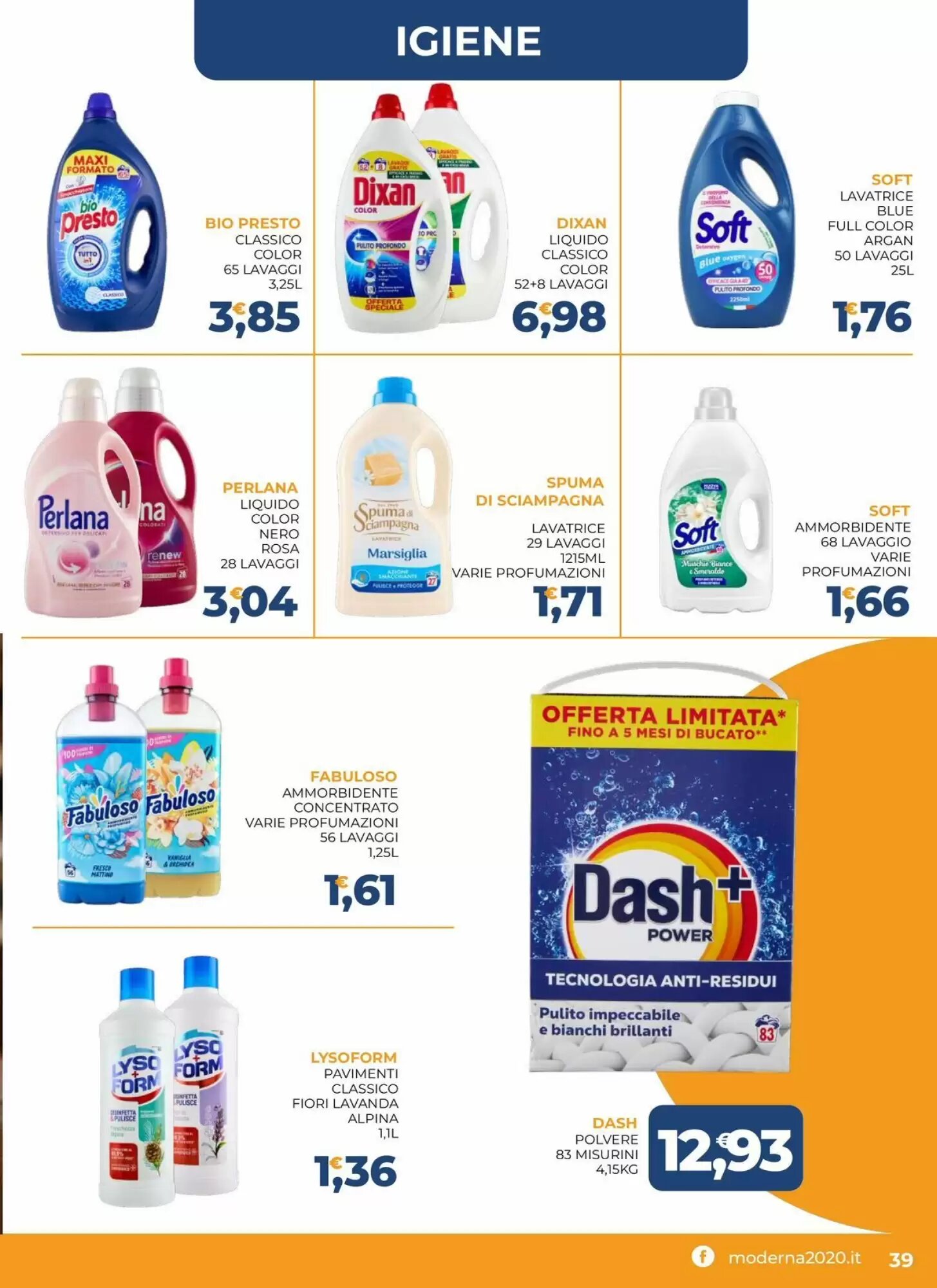 Volantino promozionale Moderna  valide dal 24/09/2026 - Pagina 39.