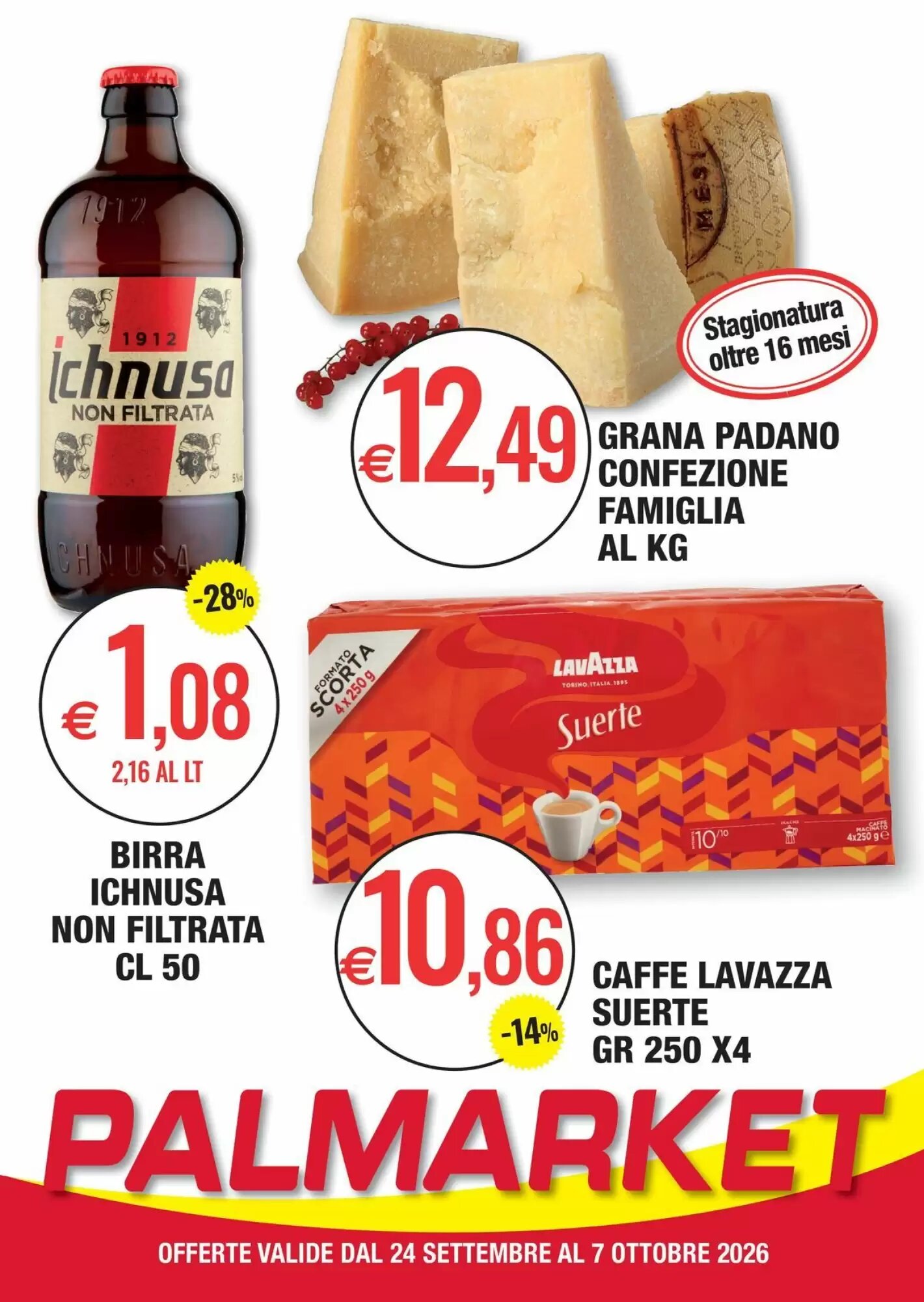 Volantino promozionale Palmarket valide dal 24/09/2026 - Pagina 1.