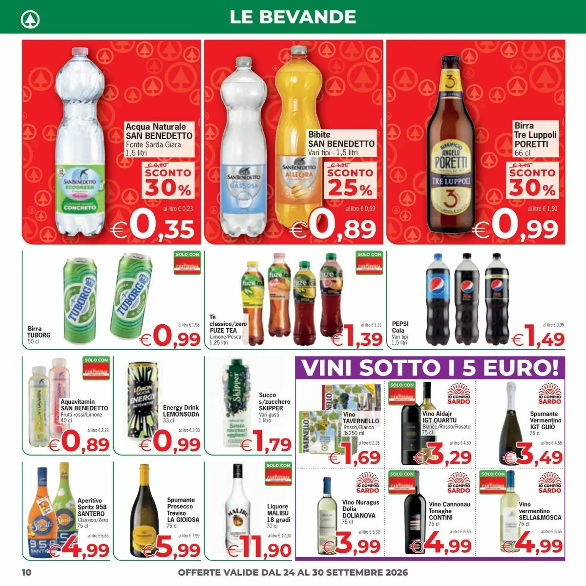 Volantino promozionale Eurospar  valide dal 24/09/2026 - Pagina 10.