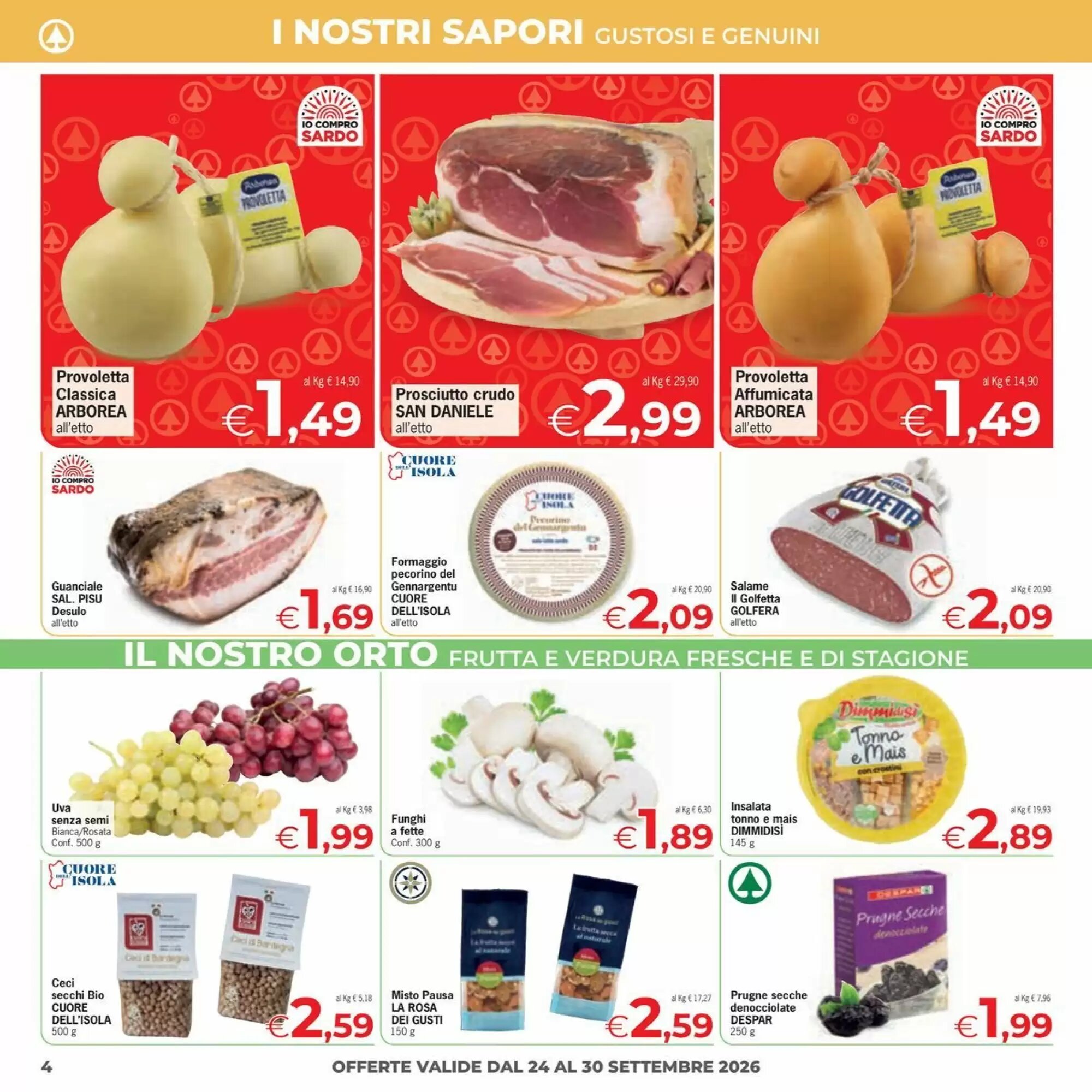 Volantino promozionale Eurospar  valide dal 24/09/2026 - Pagina 4.