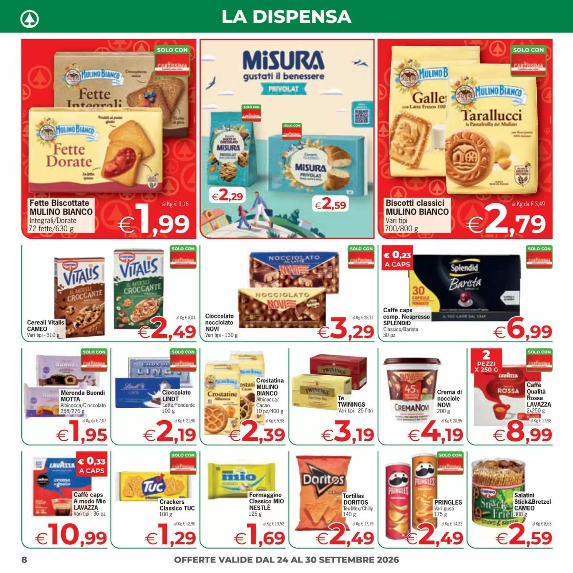 Volantino promozionale Eurospar  valide dal 24/09/2026 - Pagina 8.