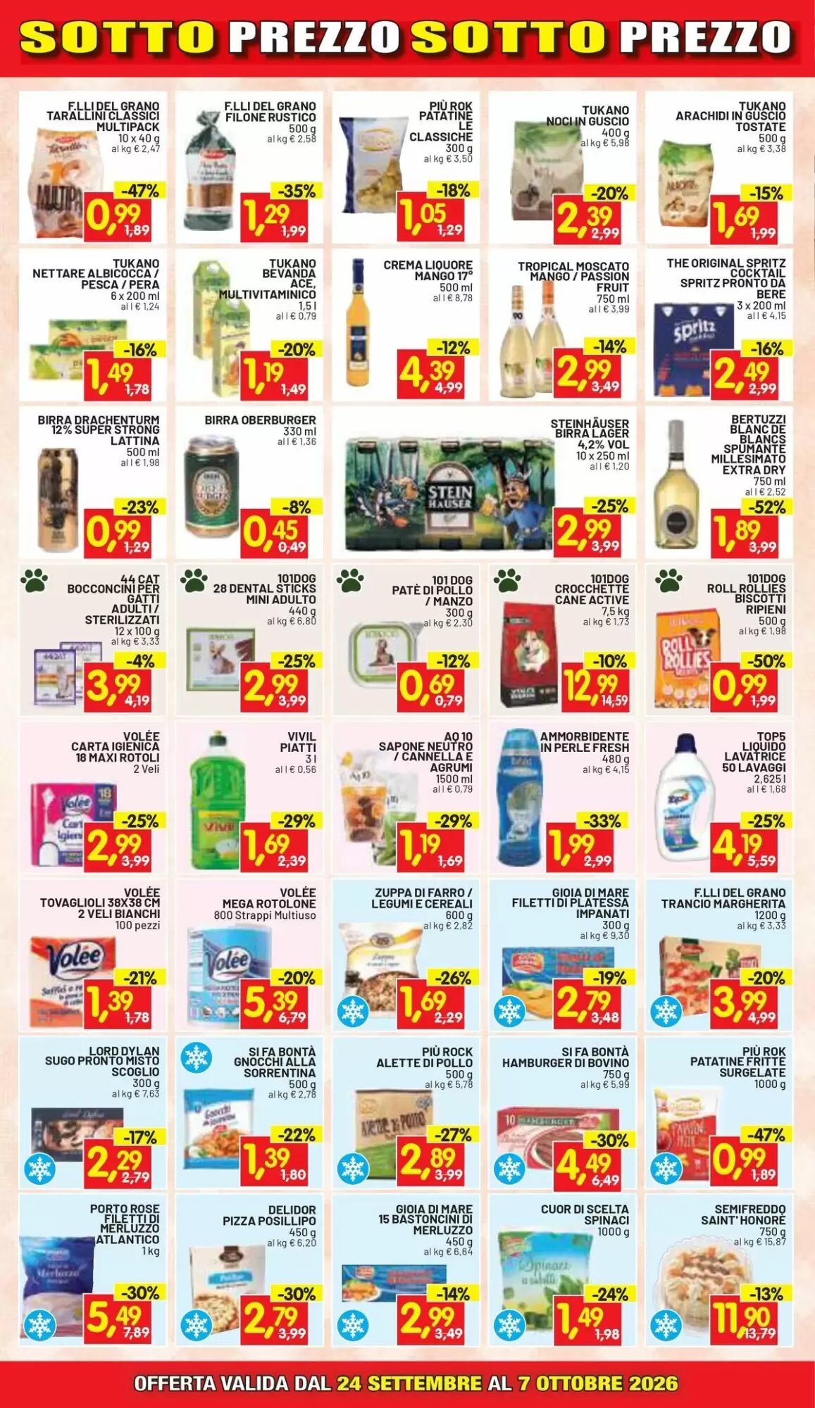 Volantino promozionale Centro Commerciale Discount  valide dal 24/09/2026 - Pagina 3.