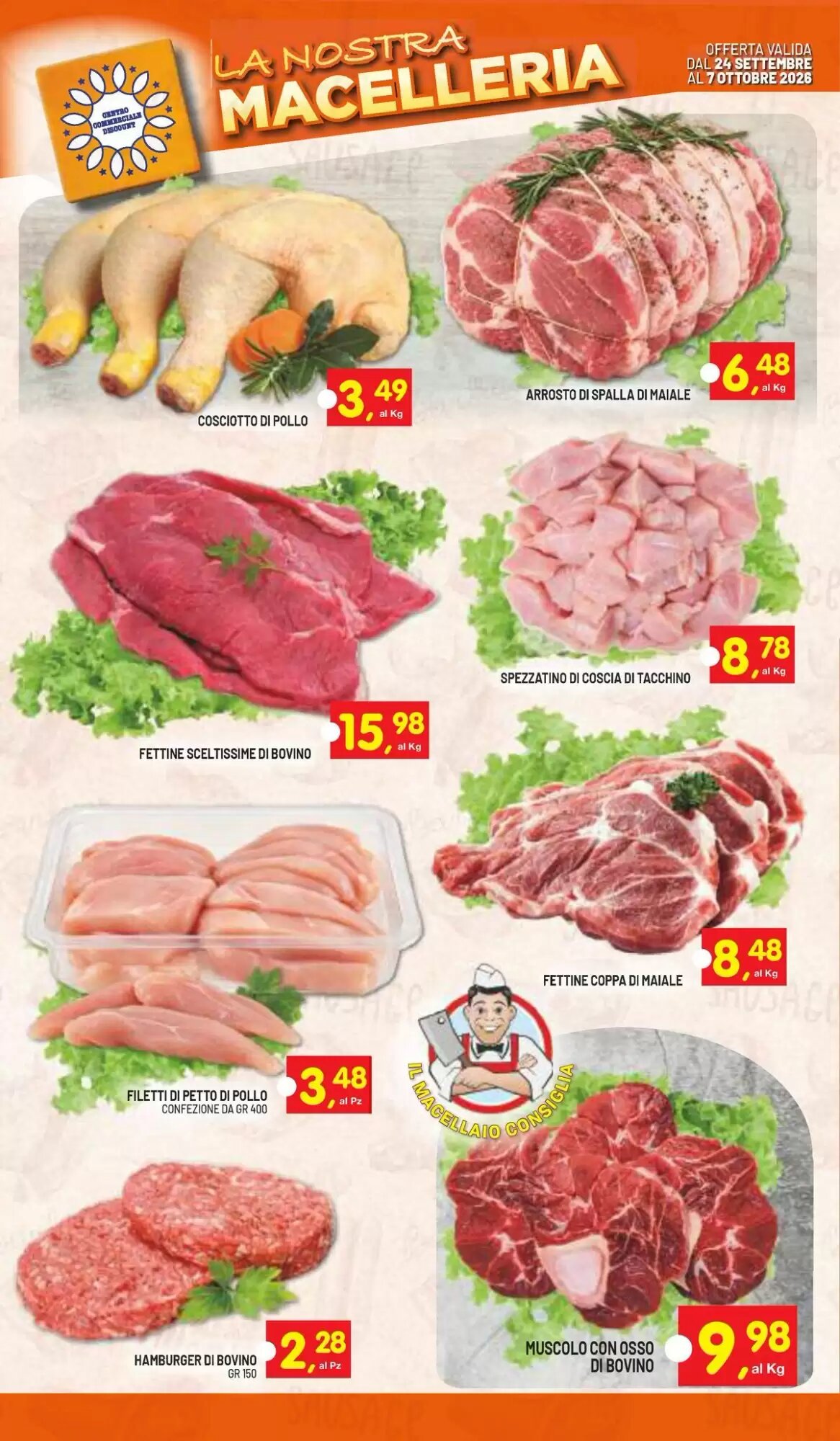 Volantino promozionale Centro Commerciale Discount  valide dal 24/09/2026 - Pagina 4.