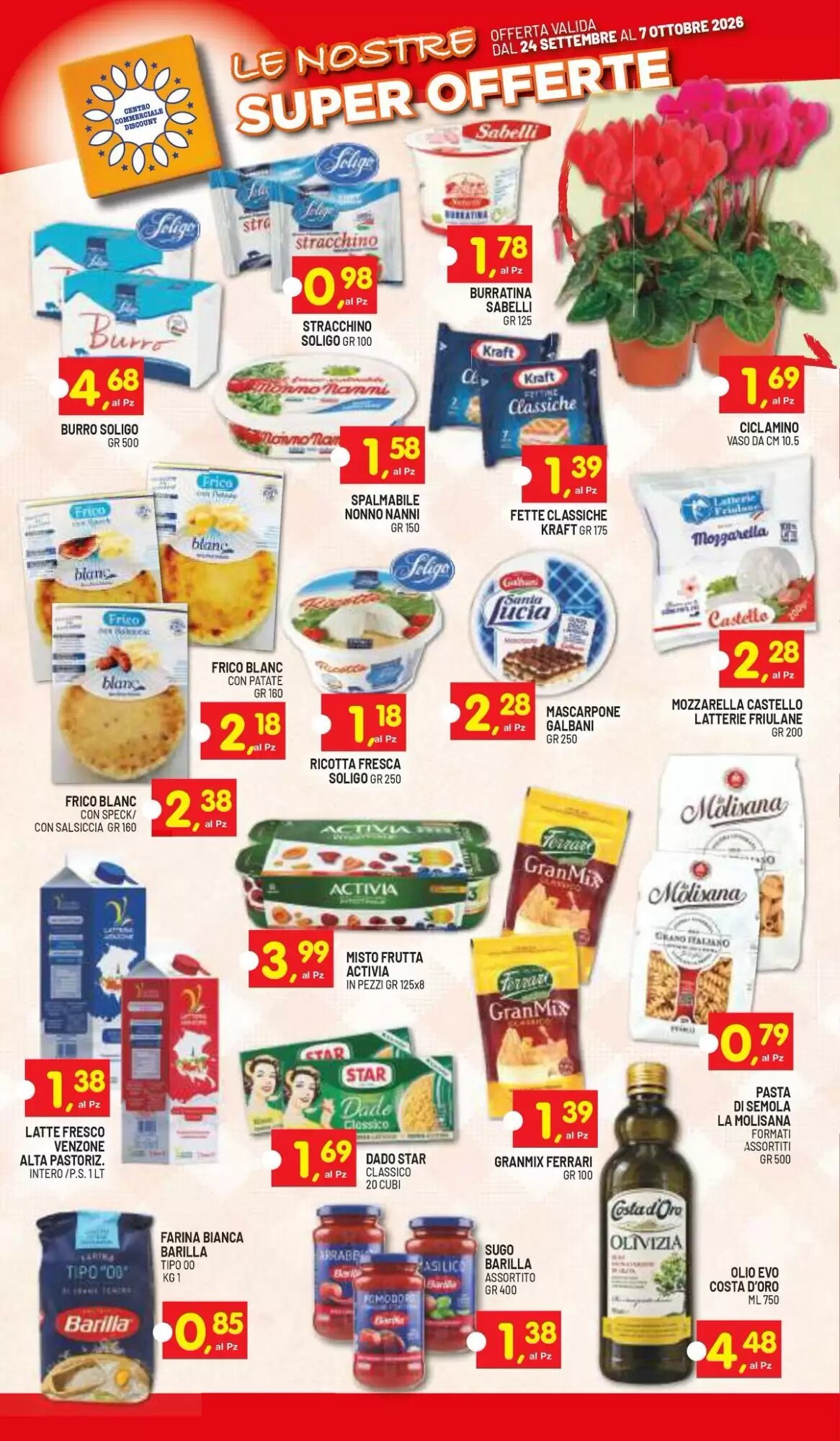 Volantino promozionale Centro Commerciale Discount  valide dal 24/09/2026 - Pagina 8.