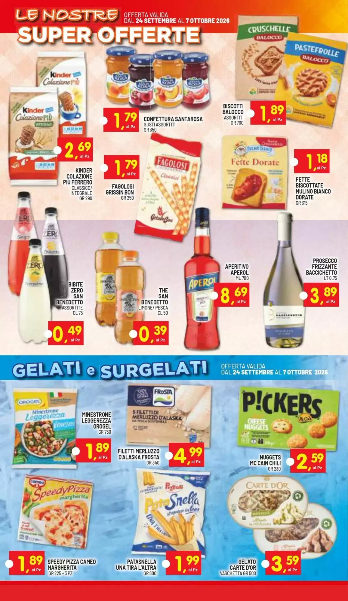 Volantino promozionale Centro Commerciale Discount  valide dal 24/09/2026 - Pagina 9.