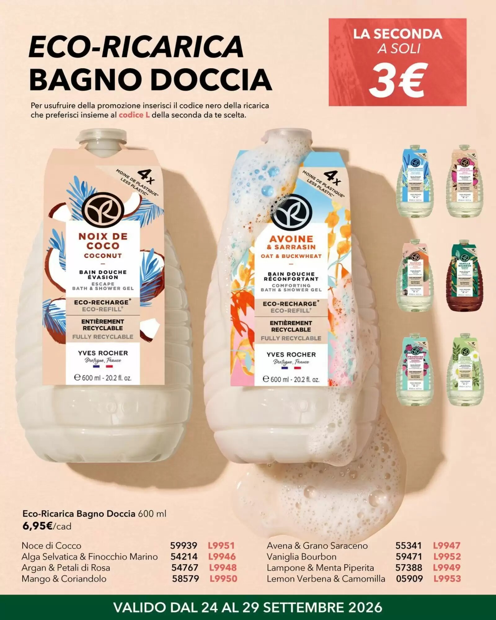 Volantino promozionale Yves Rocher  valide dal 24/09/2026 - Pagina 3.